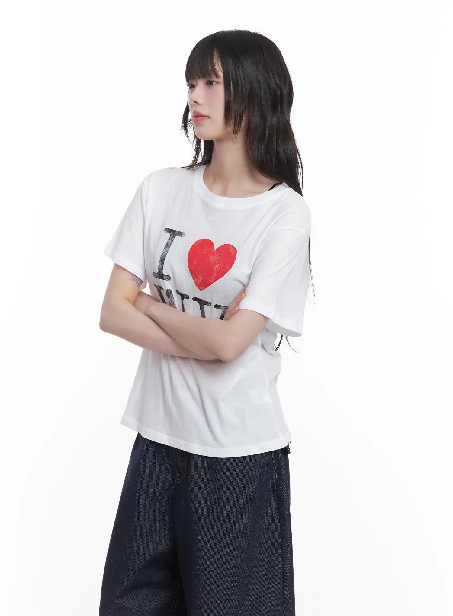 Sheer Heart Graphic Tee CU519