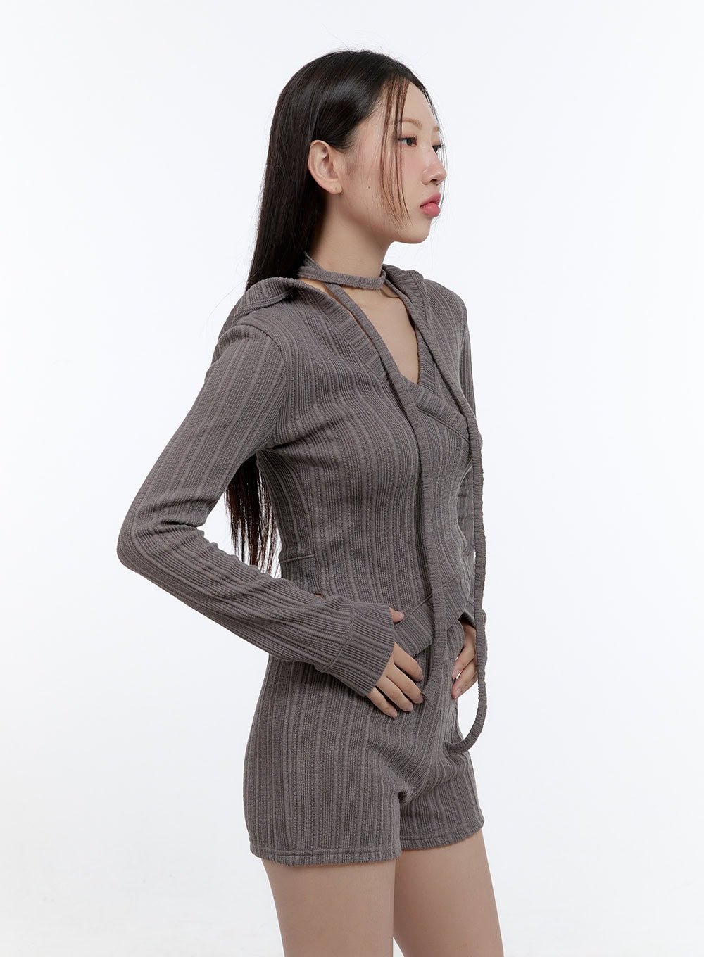 Streamline Hooded Crop Top CS406