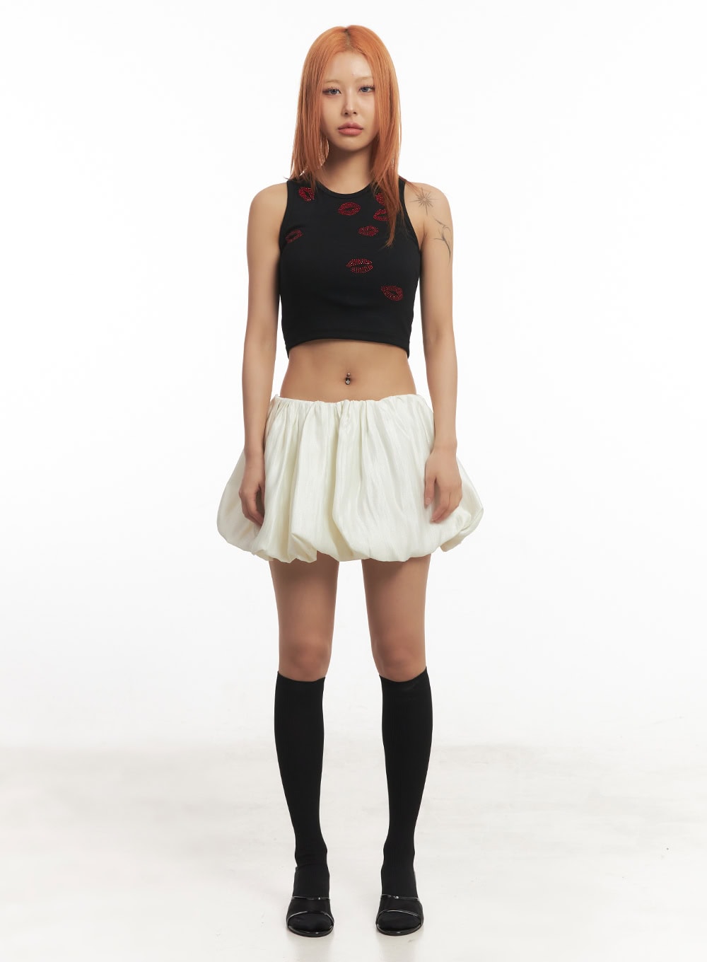 Kiss Graphic Sleeveless Top IA515