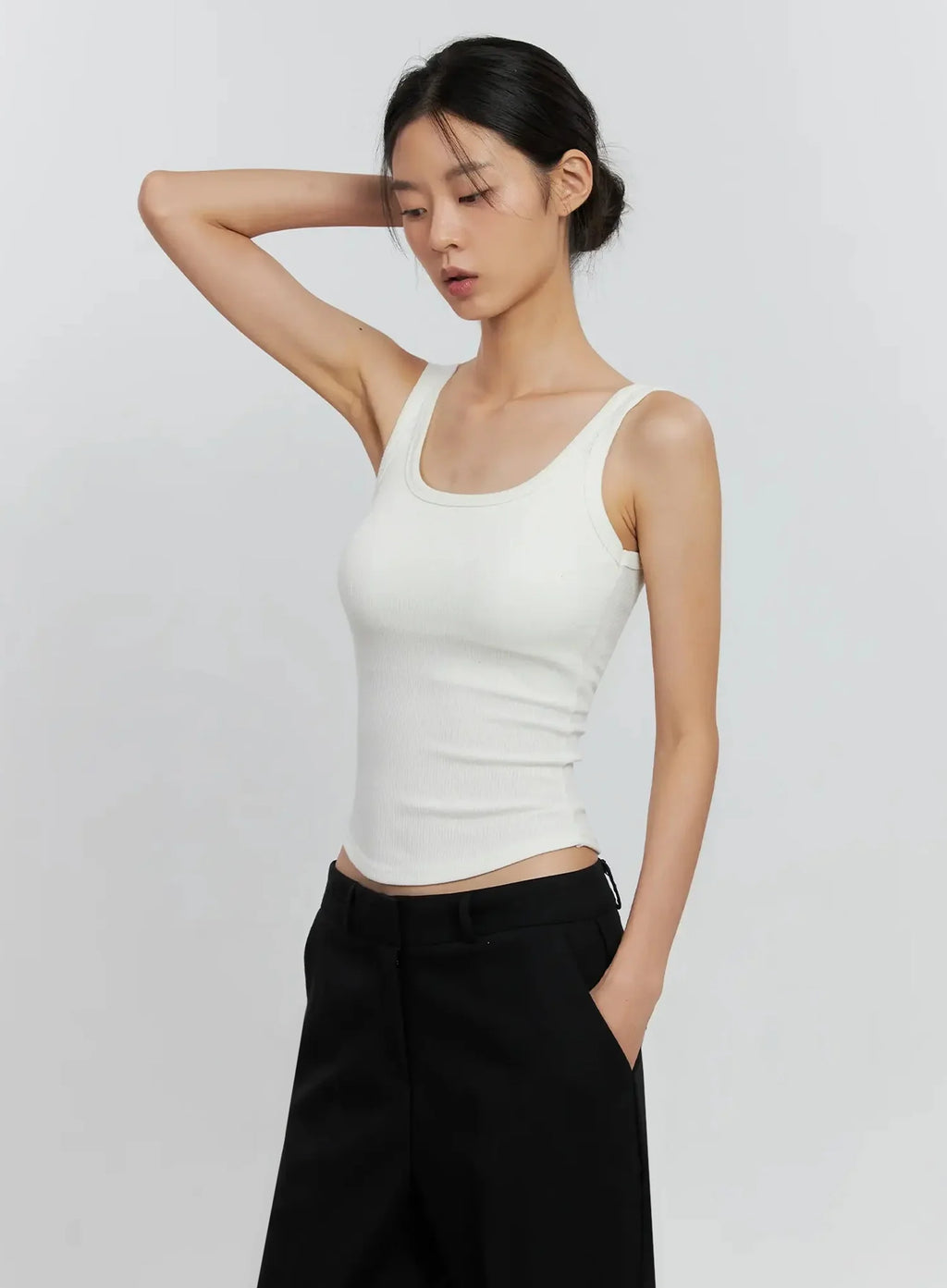 Padded Square-Neck Top IS516