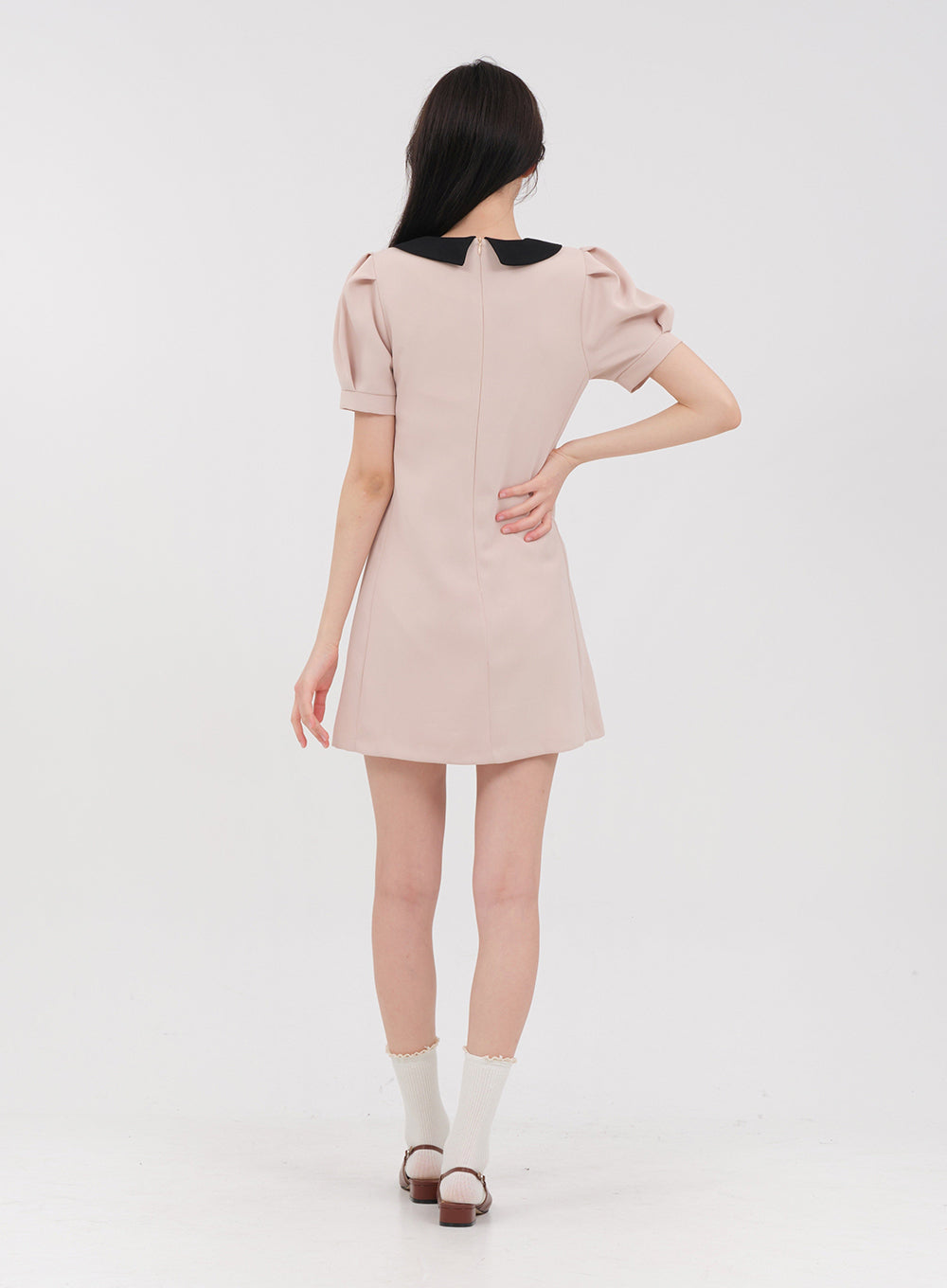 Collared Short Mini Dress OM30