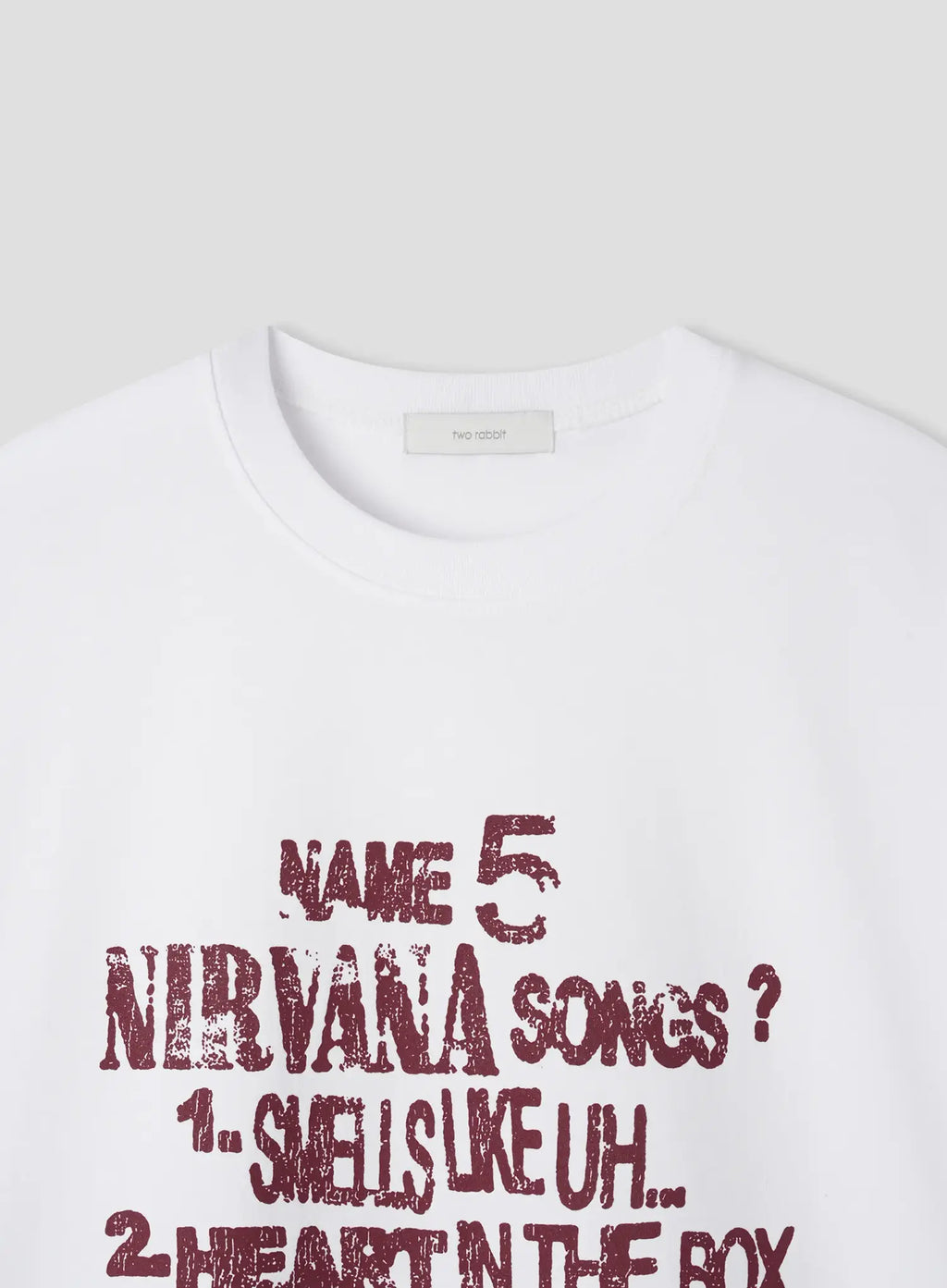 Retro Nirvana Print Graphic T-Shirt IL516