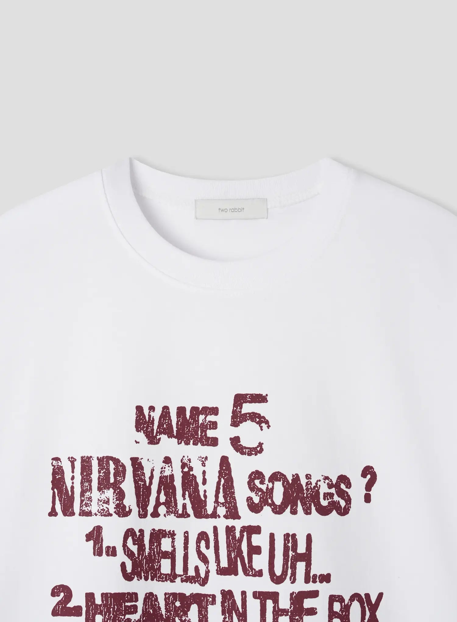 Retro Nirvana Print Graphic T-Shirt IL516
