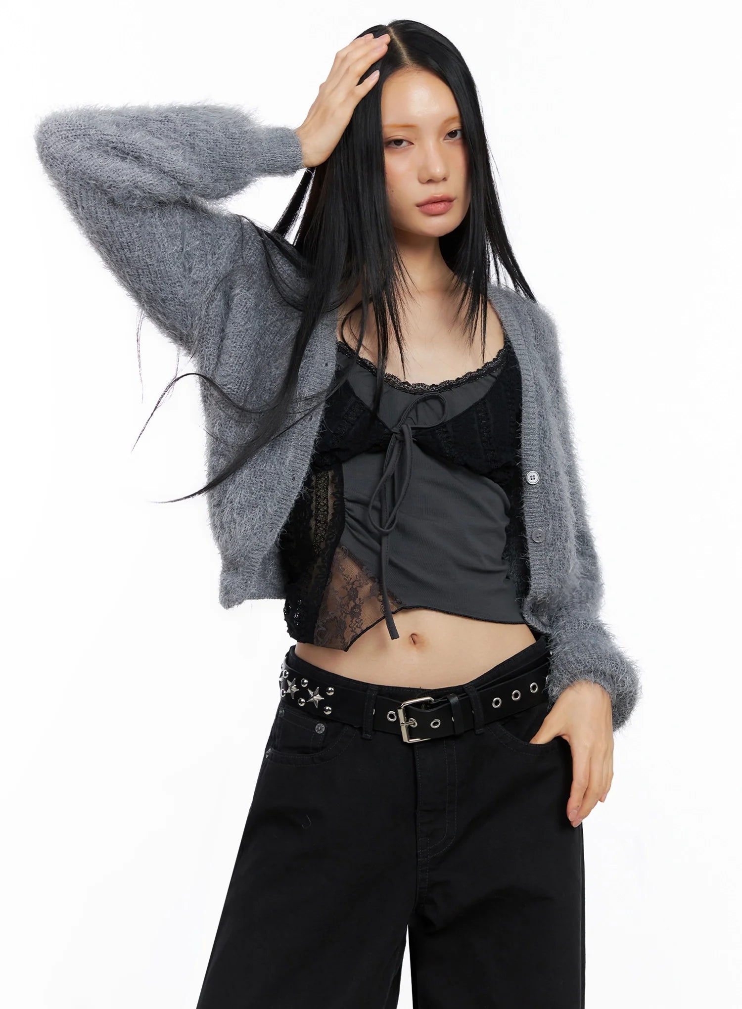 Soft Knit Buttoned Cardigan CO517