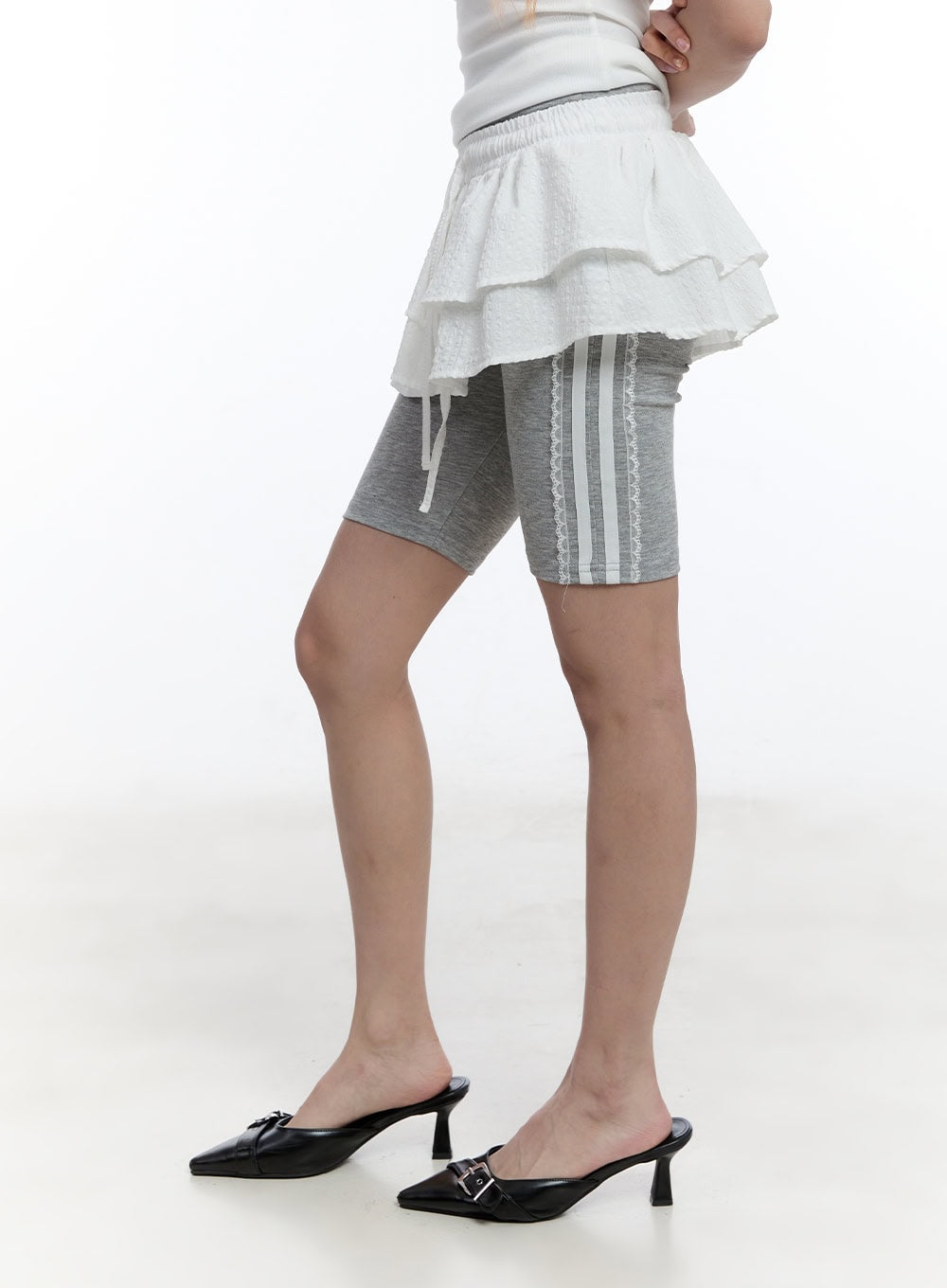 Ruffle-Layered Mini Skirt CU502