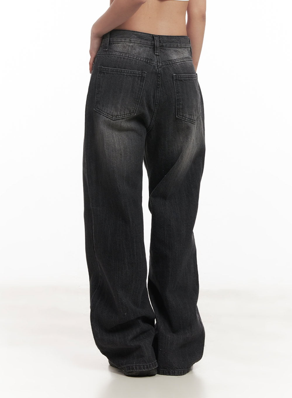 Debby Washed Wide-Leg Jeans CM505