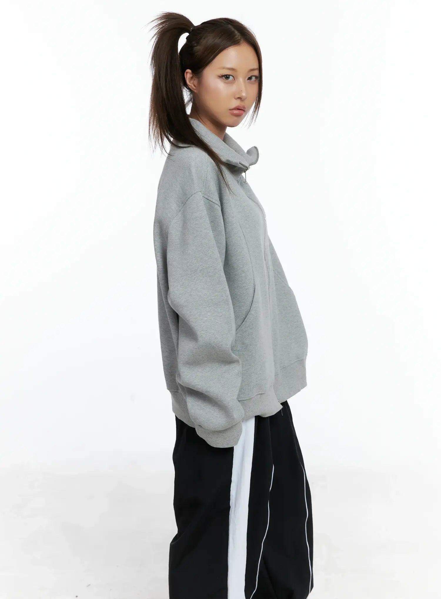 Oversized Double-Zip-Up Jacket CS505