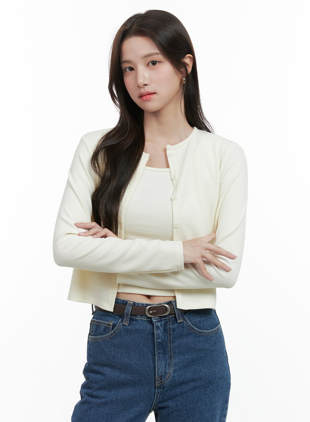 Cotton Cardigan and Cami Set OG409