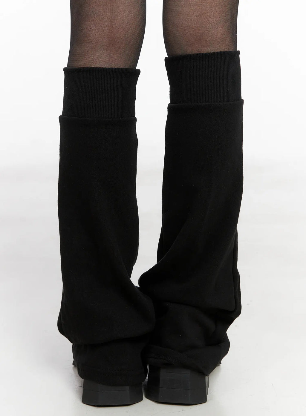 Chic Black Bootcut Leg Warmers CG515