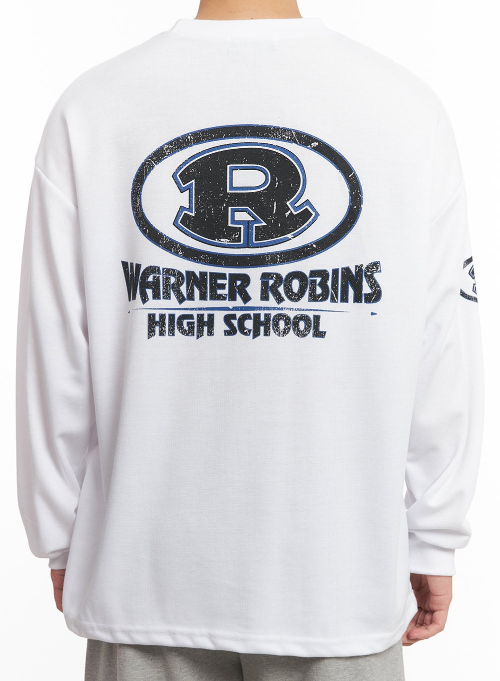 Men's Graphic Oversized Long Sleeve Tee IM517