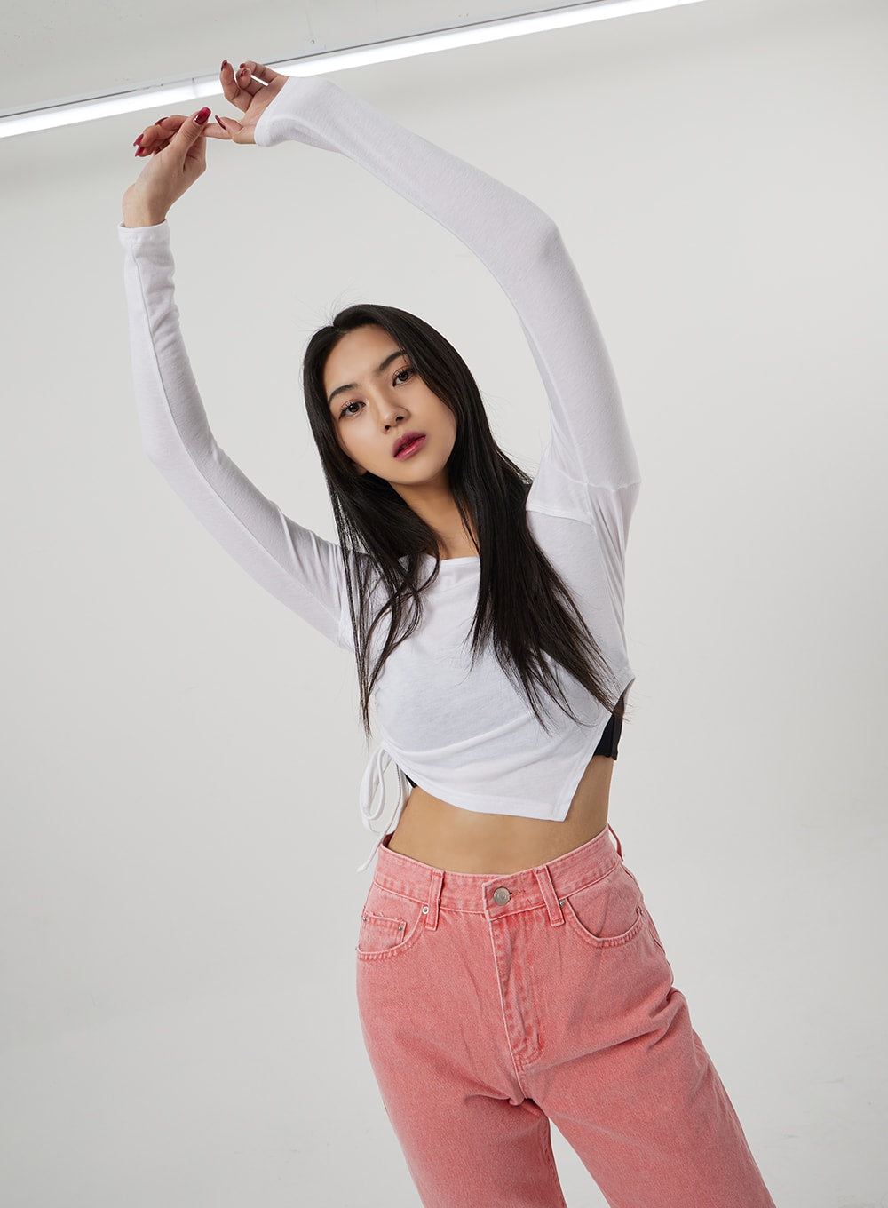 Unbalanced Hem Layered Top BF310