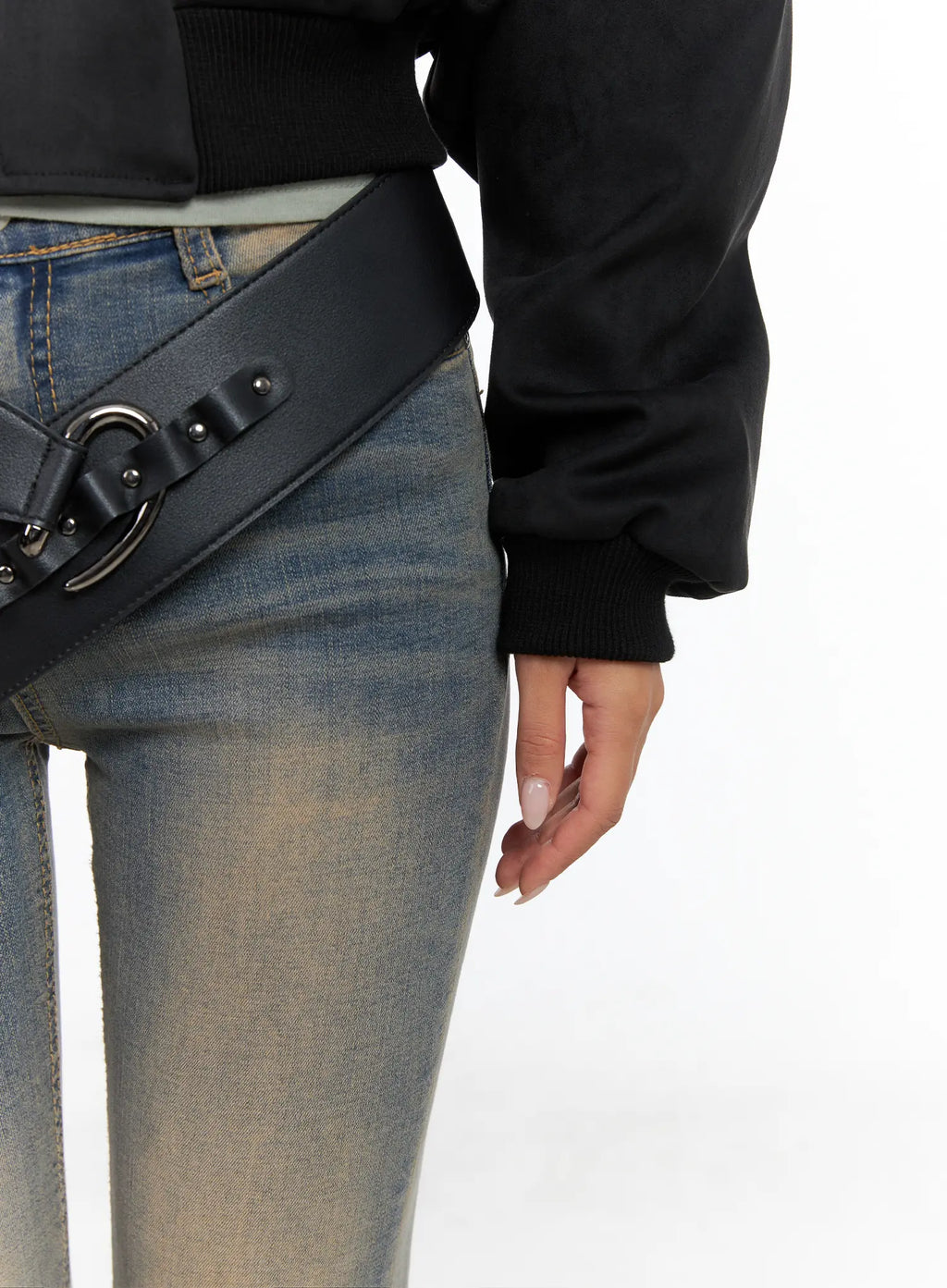 Suede Two-Way Zip Jacket CS502