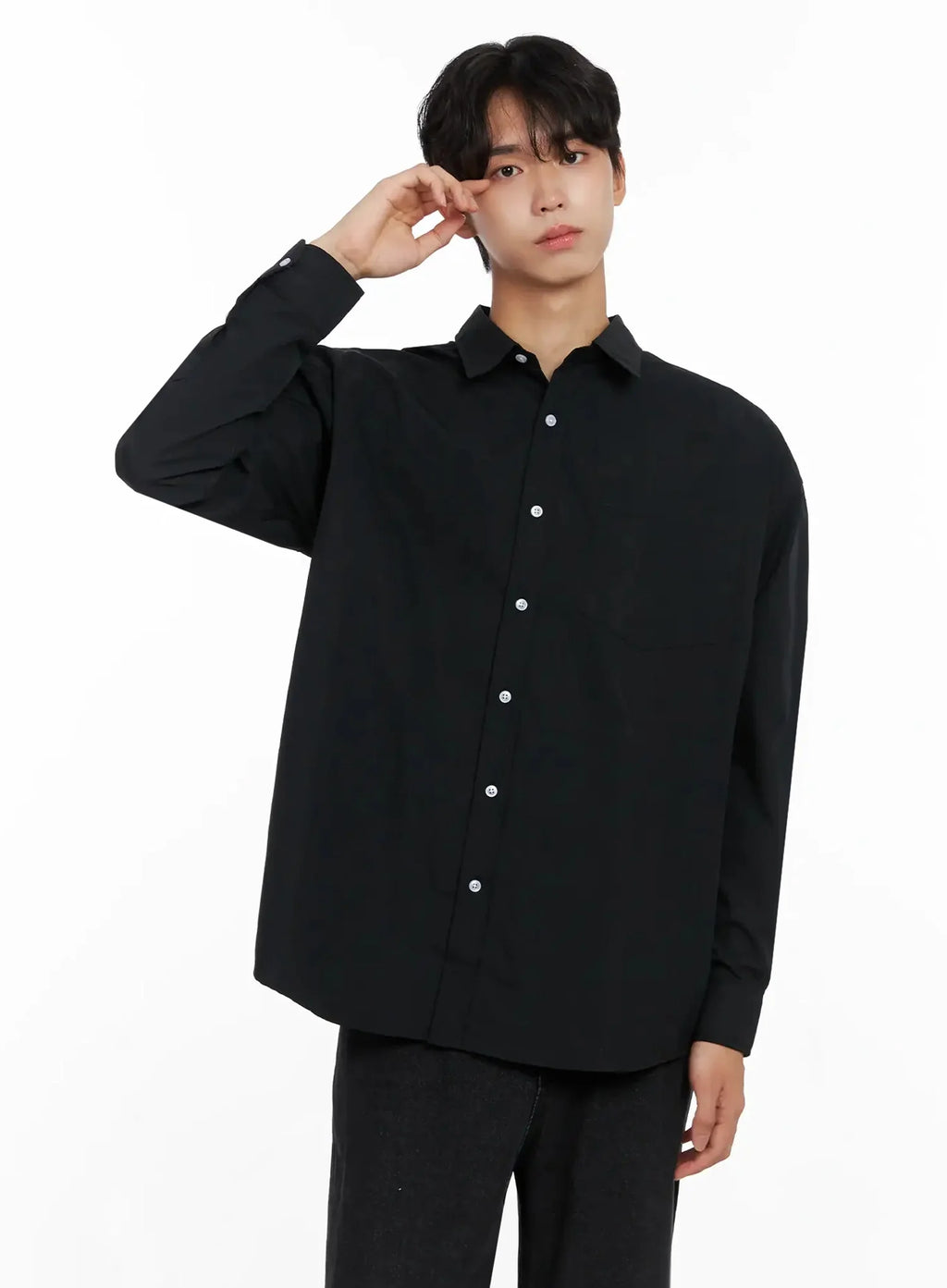 Men's Classic Button-Up Shirt IO517