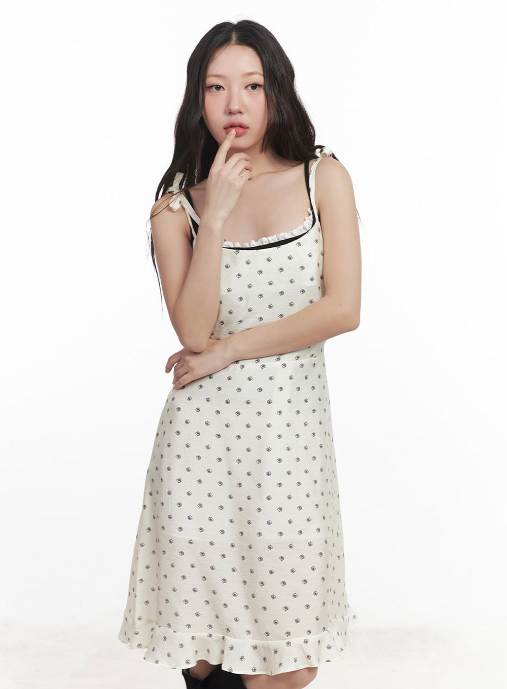 Floral Flare Cami Midi Dress IM528