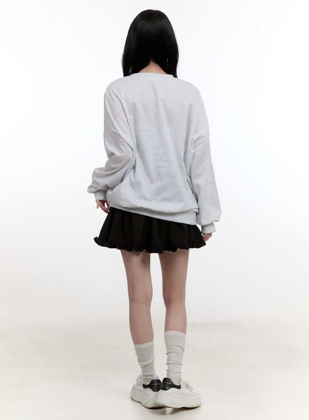 Teddy Bear Graphic Oversized Sweatshirt CF527