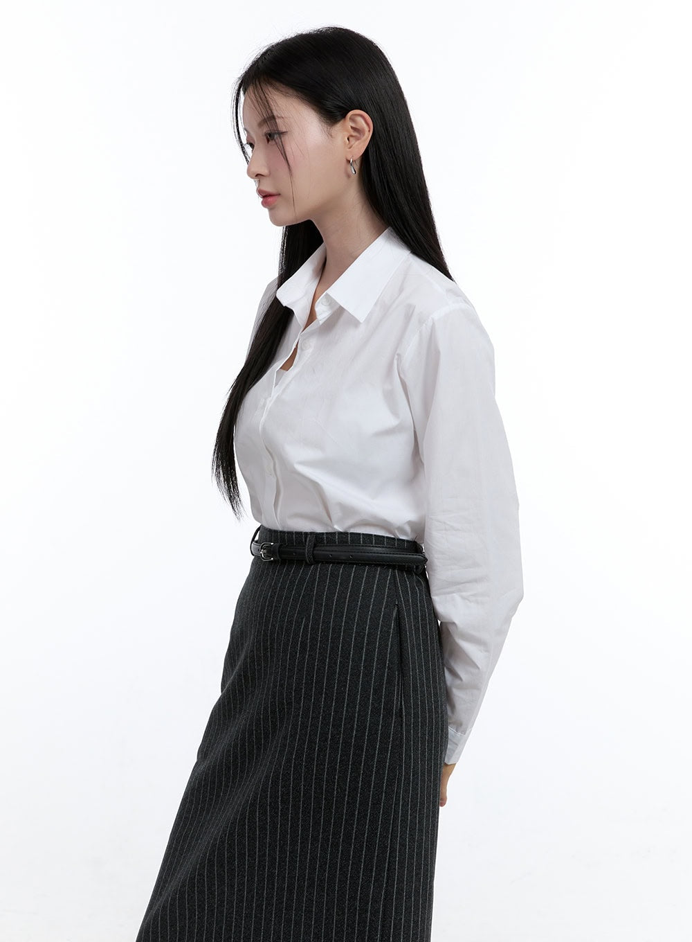 Solid Basics Long-Sleeve Shirt OO429