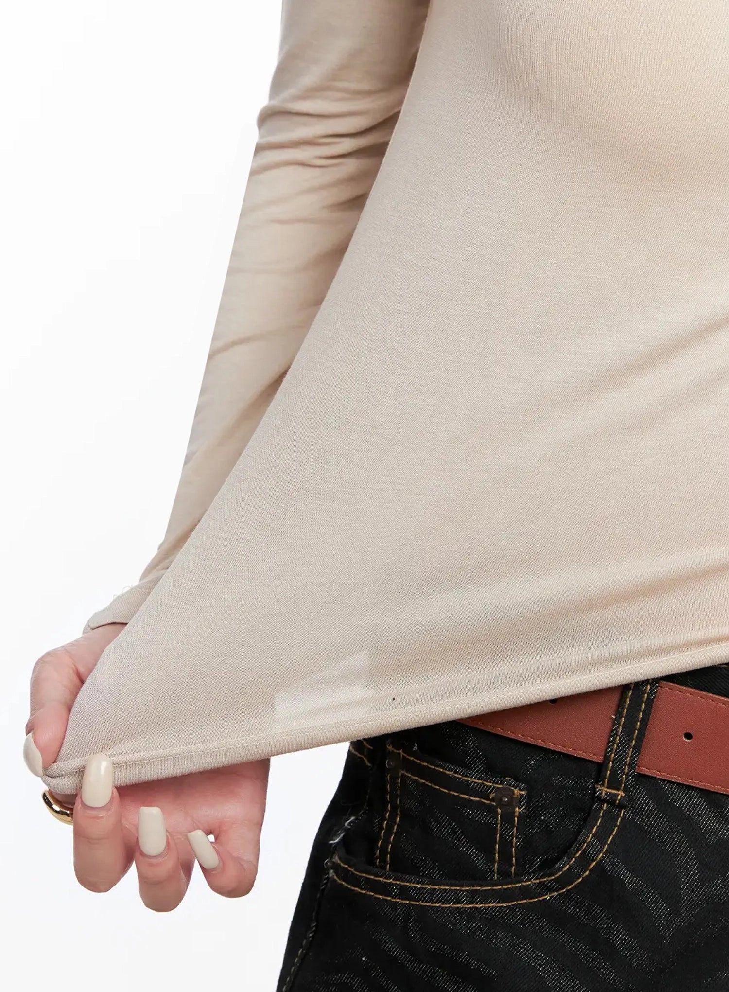 Cowl Neck Top Bolero Set IS508