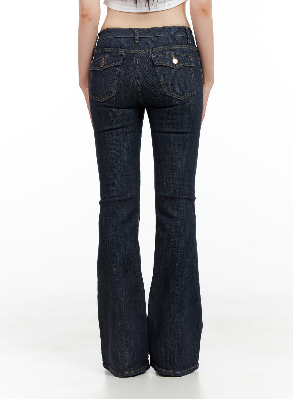 Lila Slim Fit Bootcut Jeans CG409