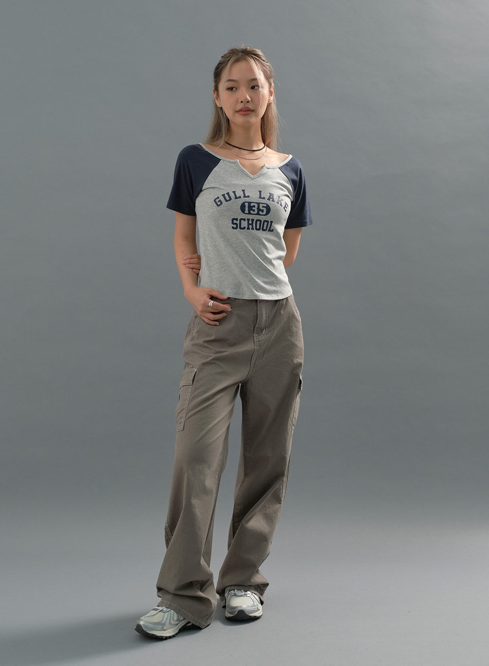 Wooden Beaded Necklace CJ22