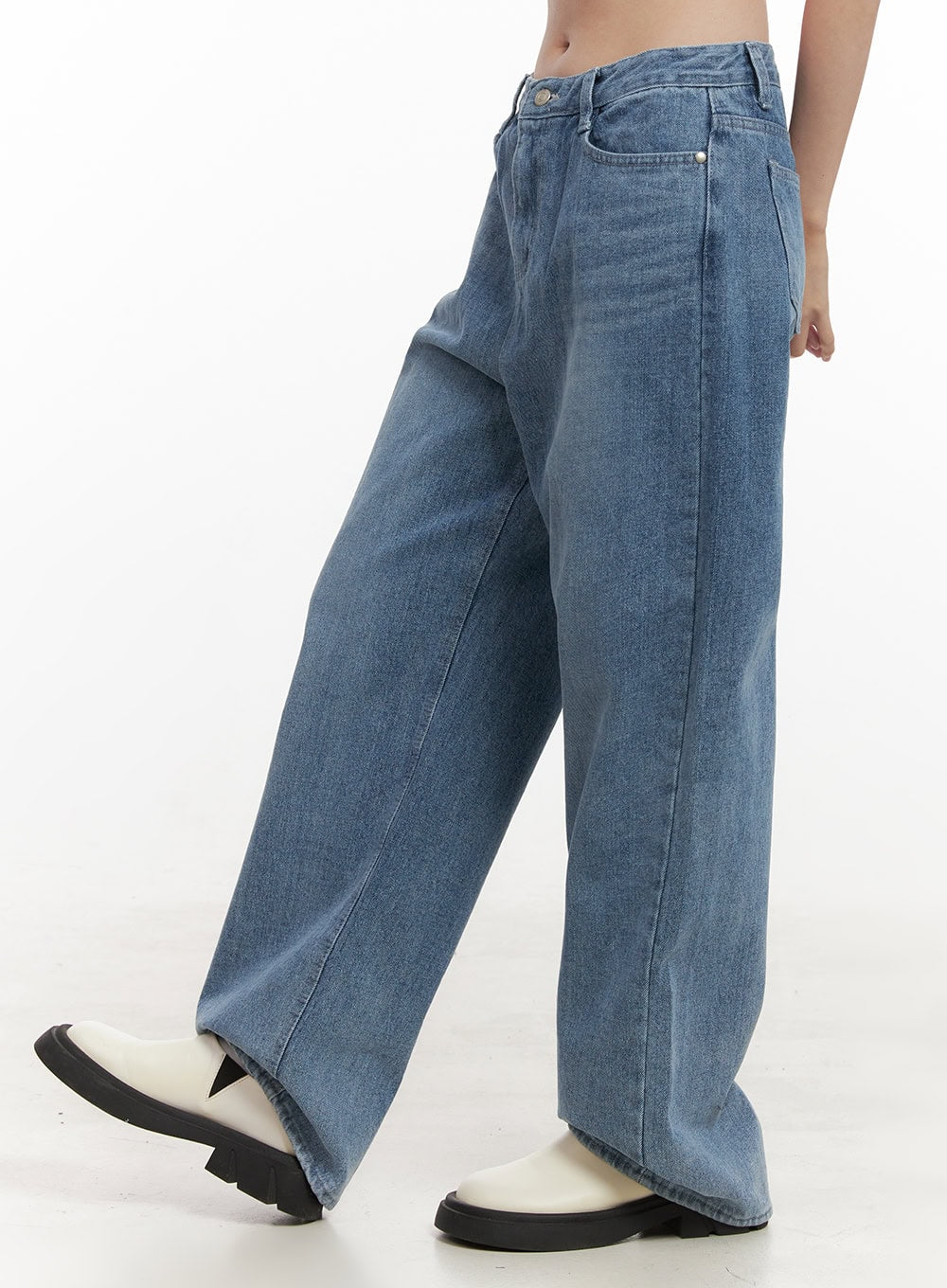 Mandy Washed Wide Leg Jeans OD418