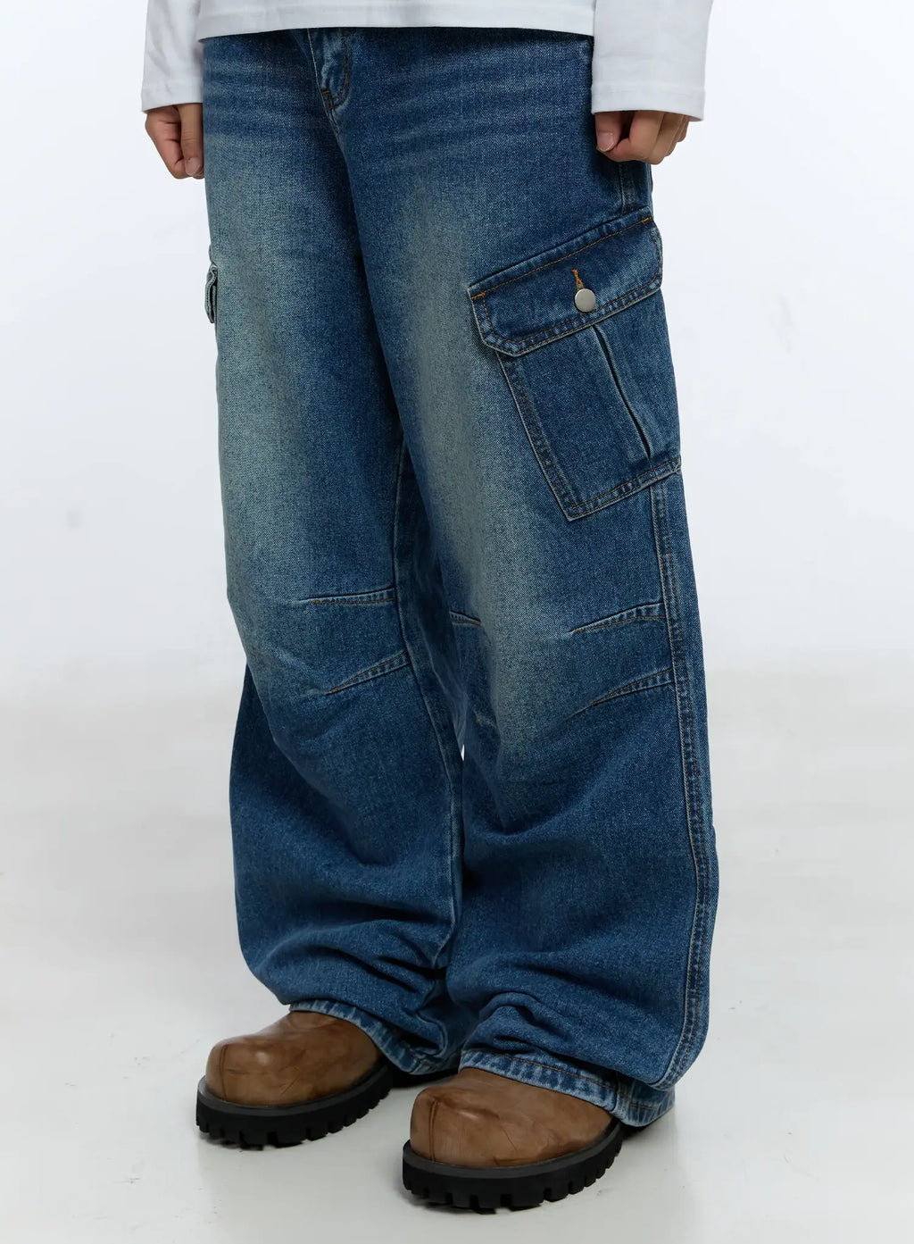Men's Baggy Cargo Jeans IG515