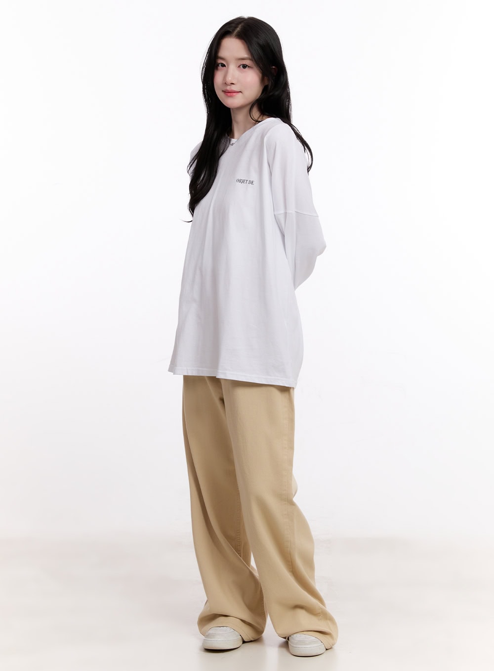 Graphic Oversize Long-Sleeve T-Shirt CM527