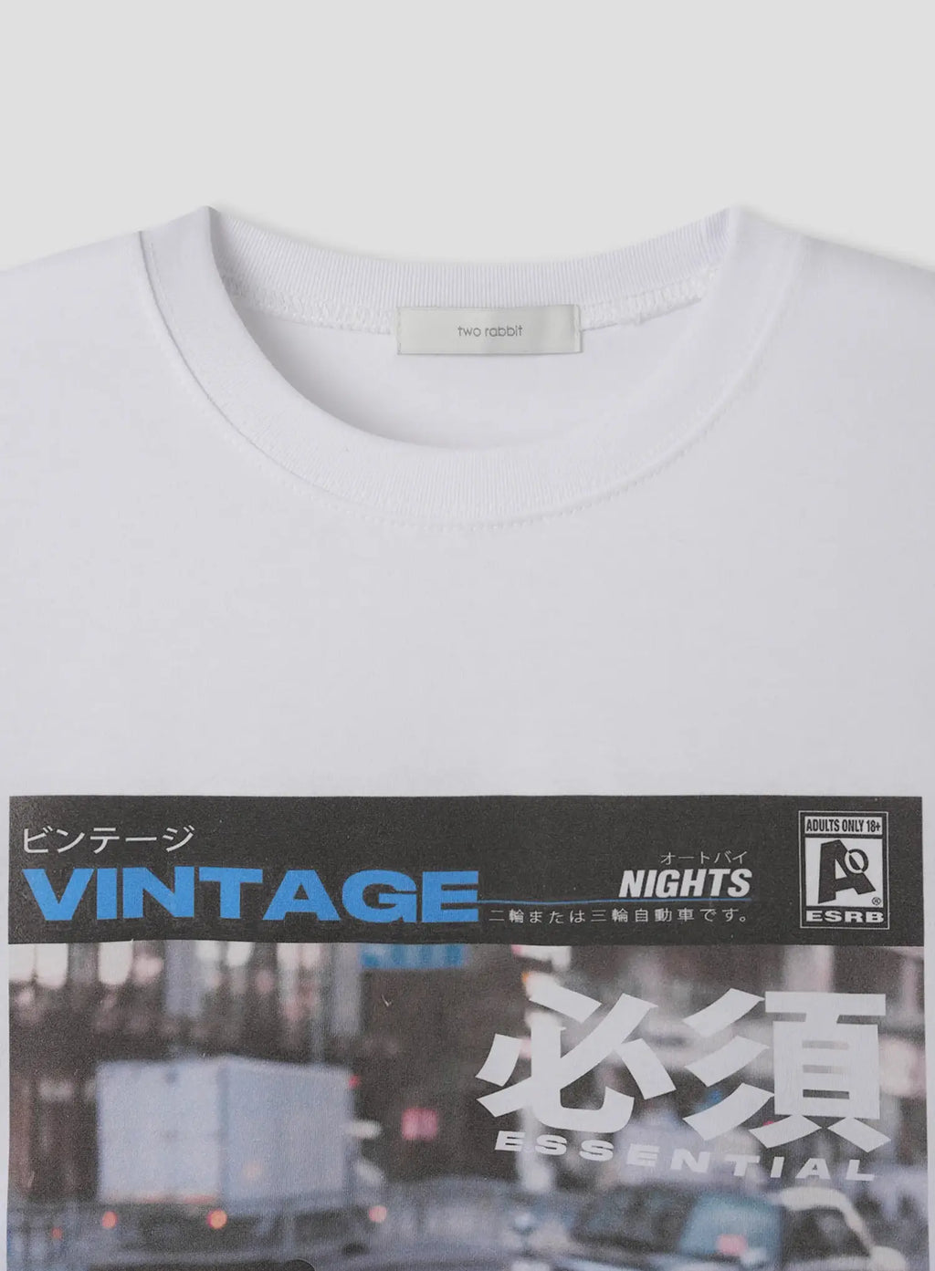 Vintage Scenic Street Graphic T-Shirt IL516