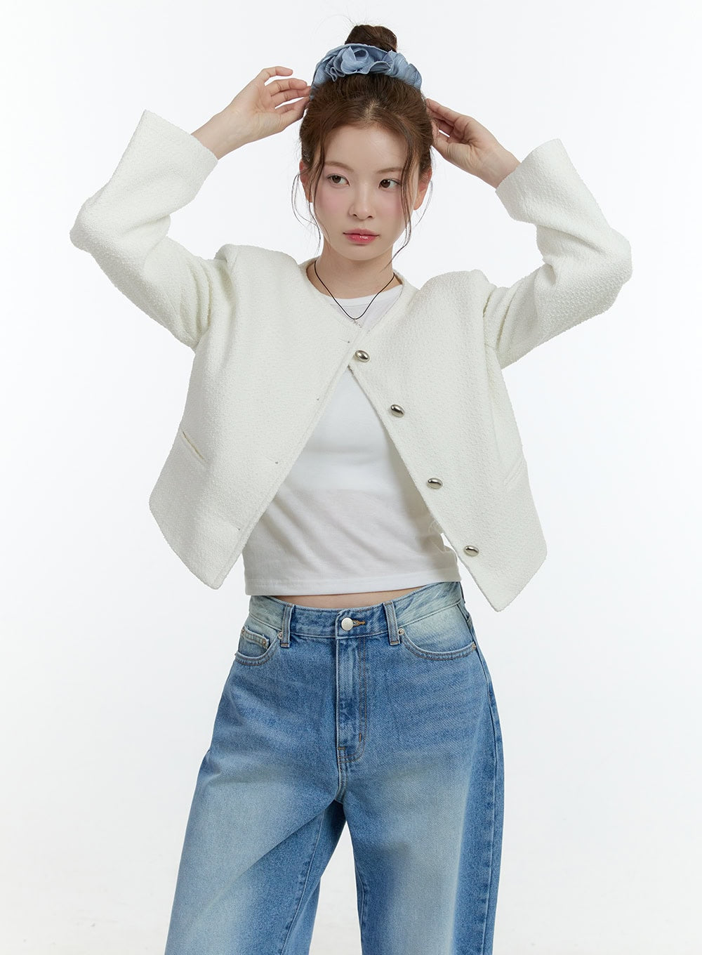 Oversized Frill Scrunchie CF503