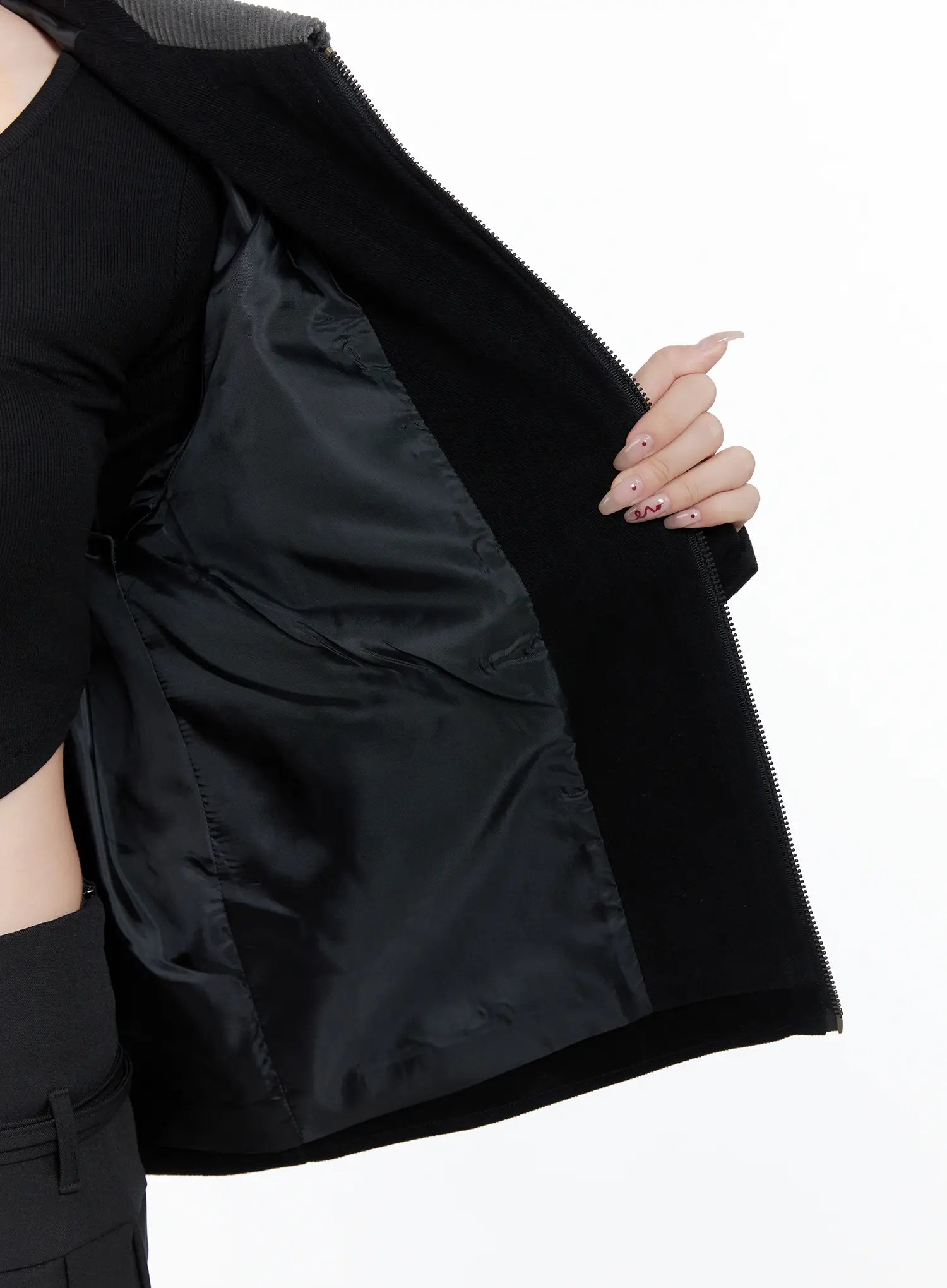 Corduroy Collar Jacket CG529