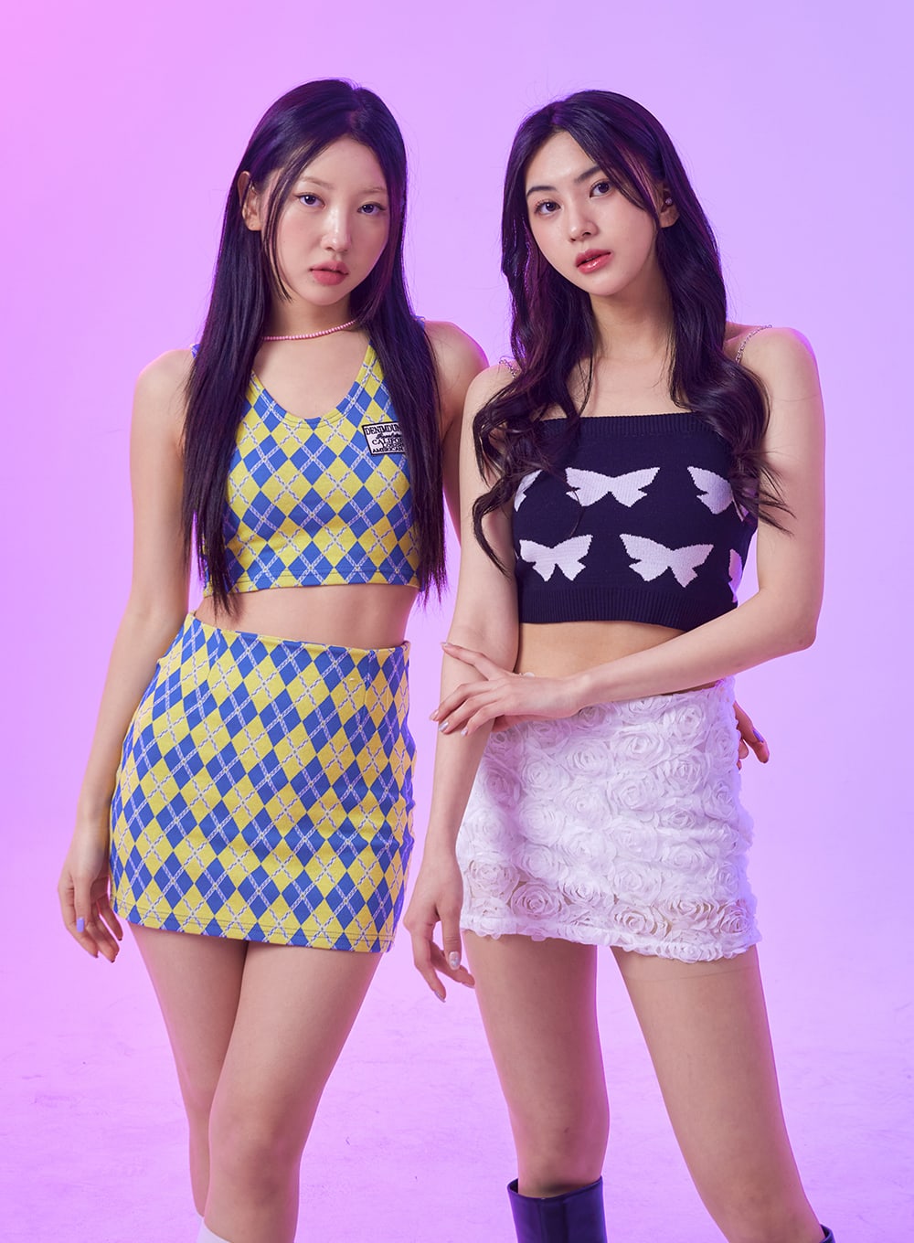 Pinky Beads Necklace BM304