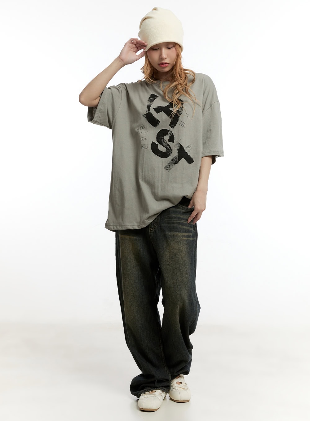 Oversized Graphic T-Shirt CY506