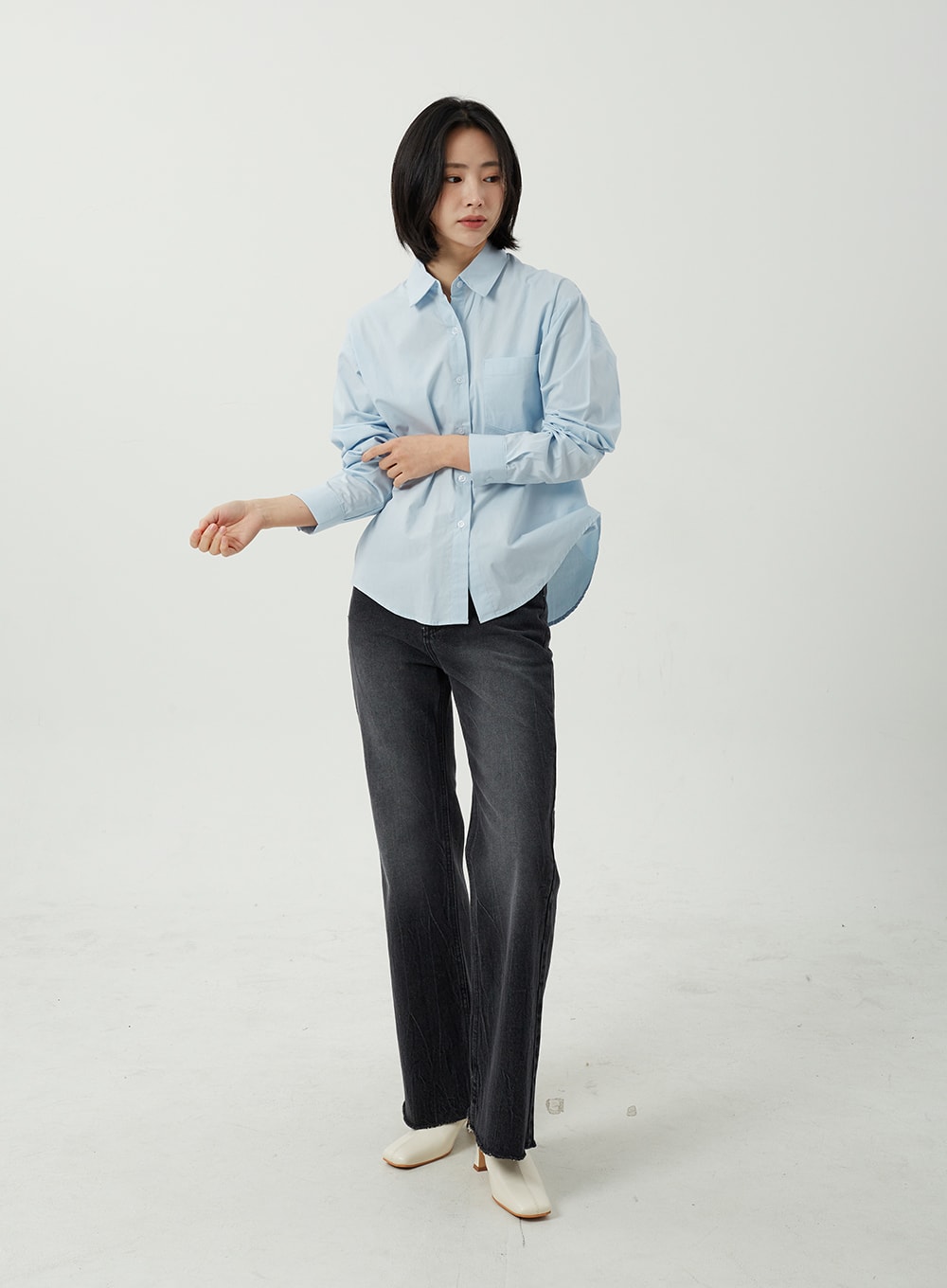 Oversized Basic Shirt OJ311