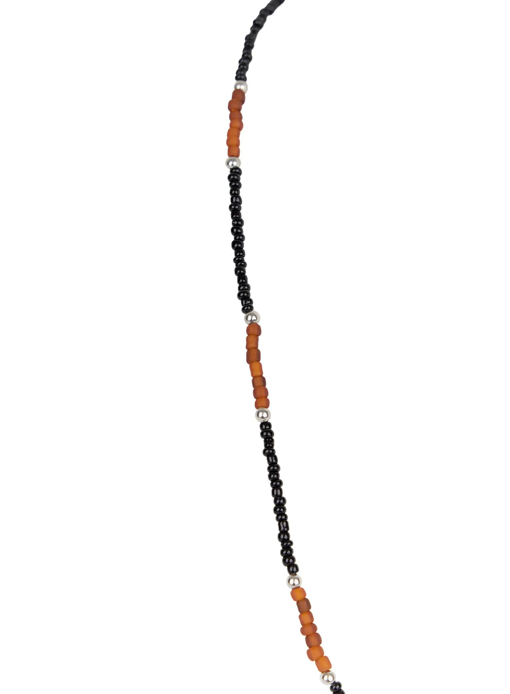 Brown Beaded Choker Necklace CO513