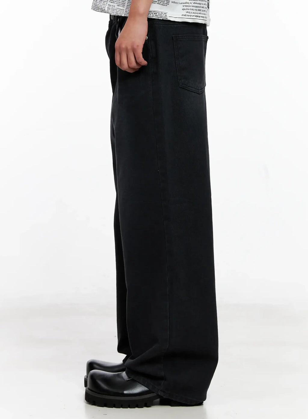 Men's Wide-Leg Denim Jeans IG511