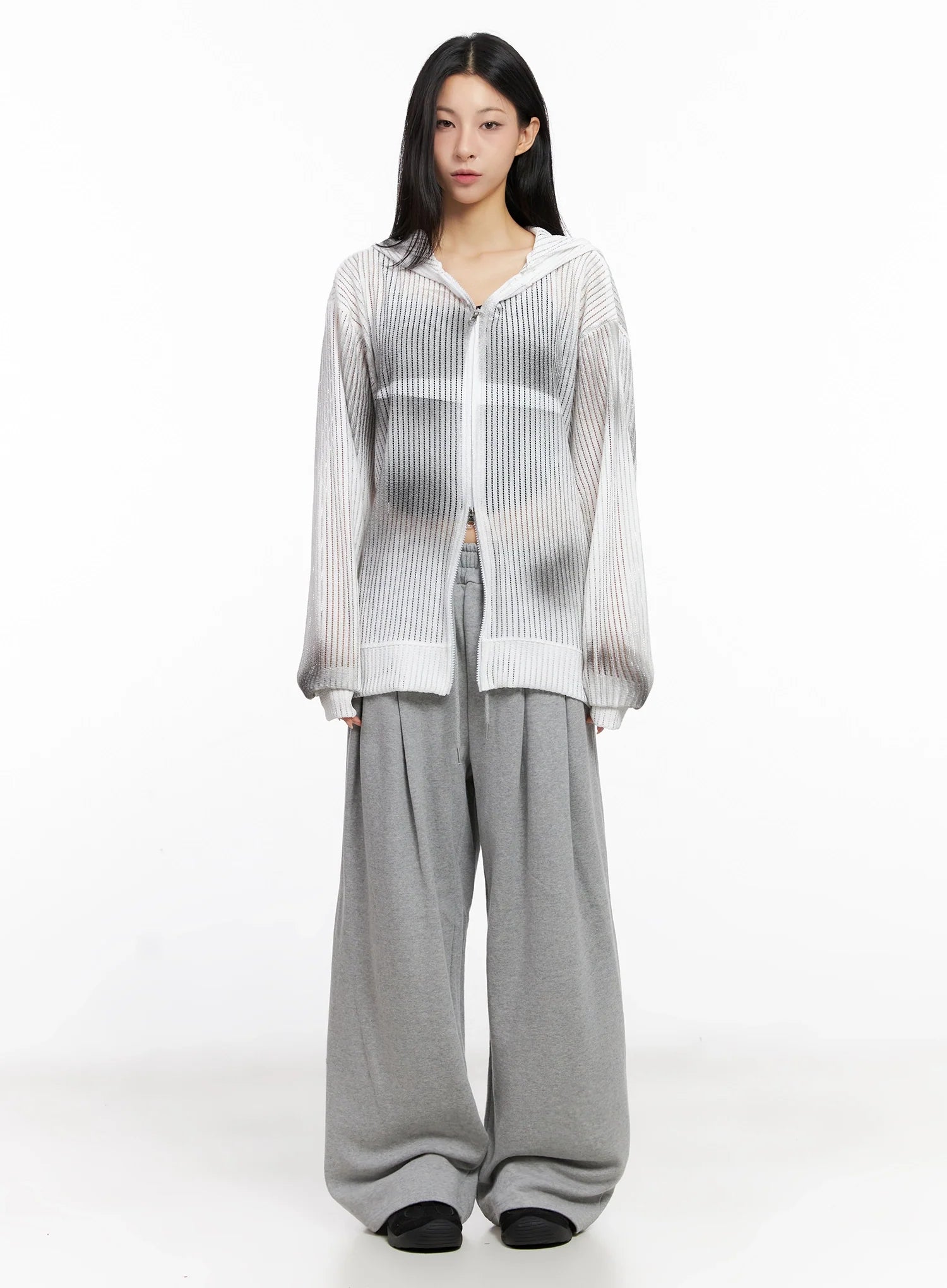 Relaxed-Fit Pintuck Sweatpants IG508