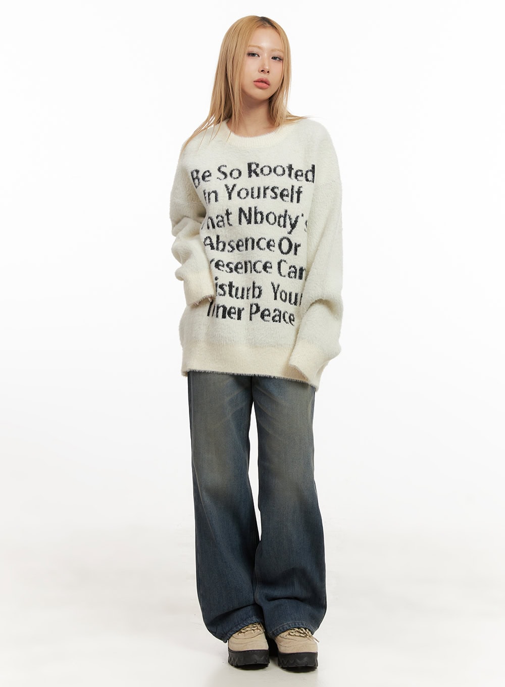 Michelle Washed Wide-Leg Jeans CJ508