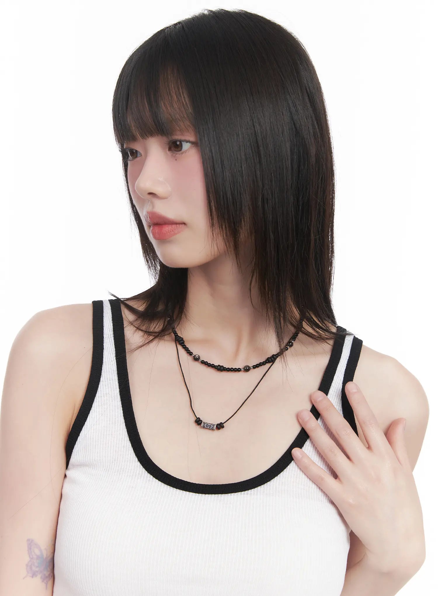 Layered Beaded Necklace CU518