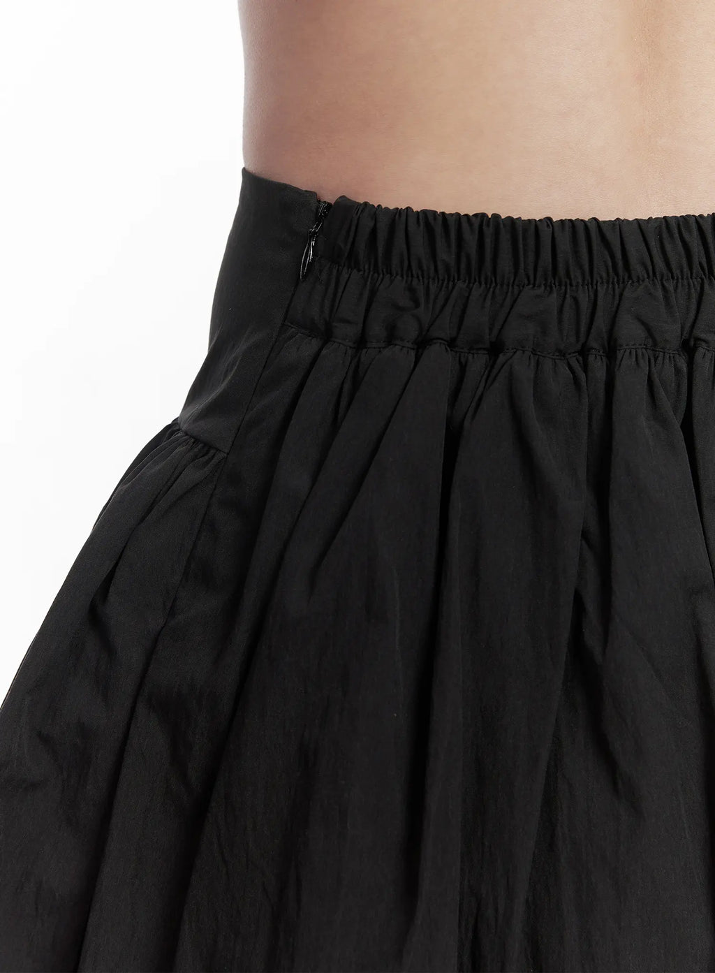 Shirred Ruffle Mini Skirt CU525