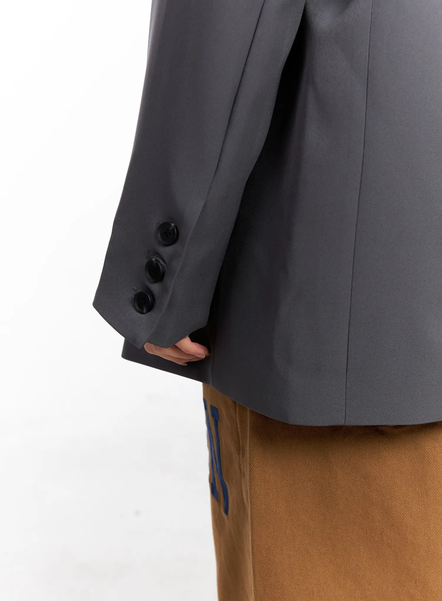 Oversized One-Button Blazer CC1109