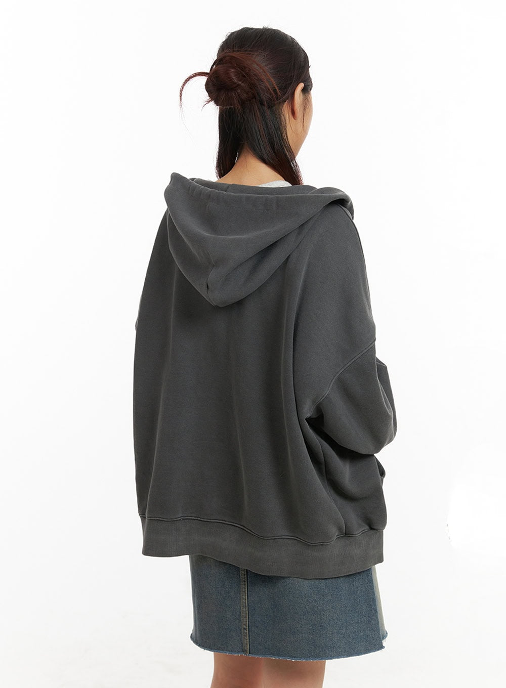 Oversized Zip-Up Hoodie IY410