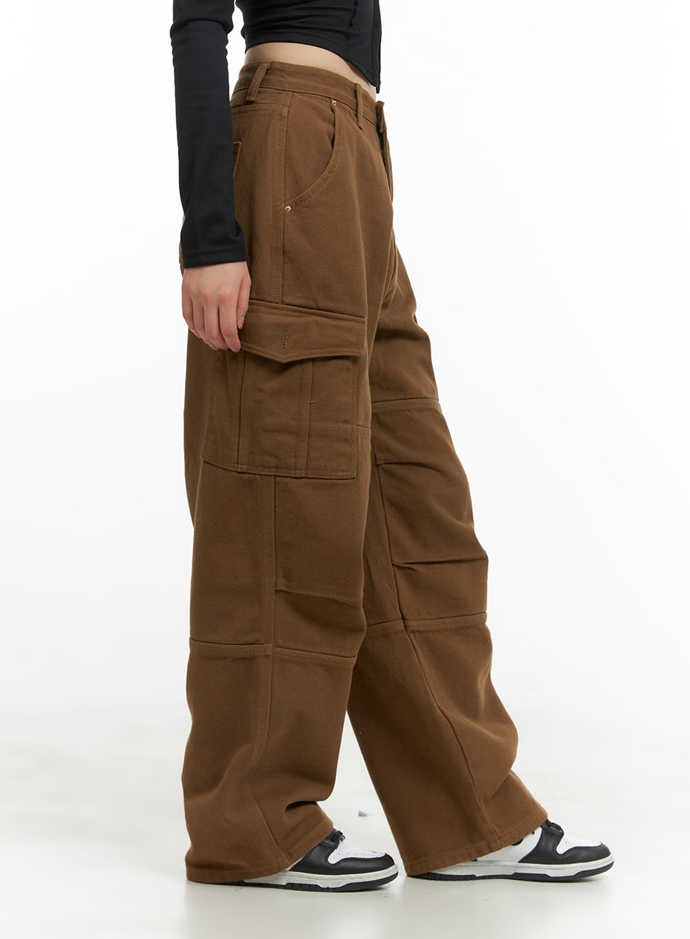 Cotton Cargo Loose Fit Pants CG420