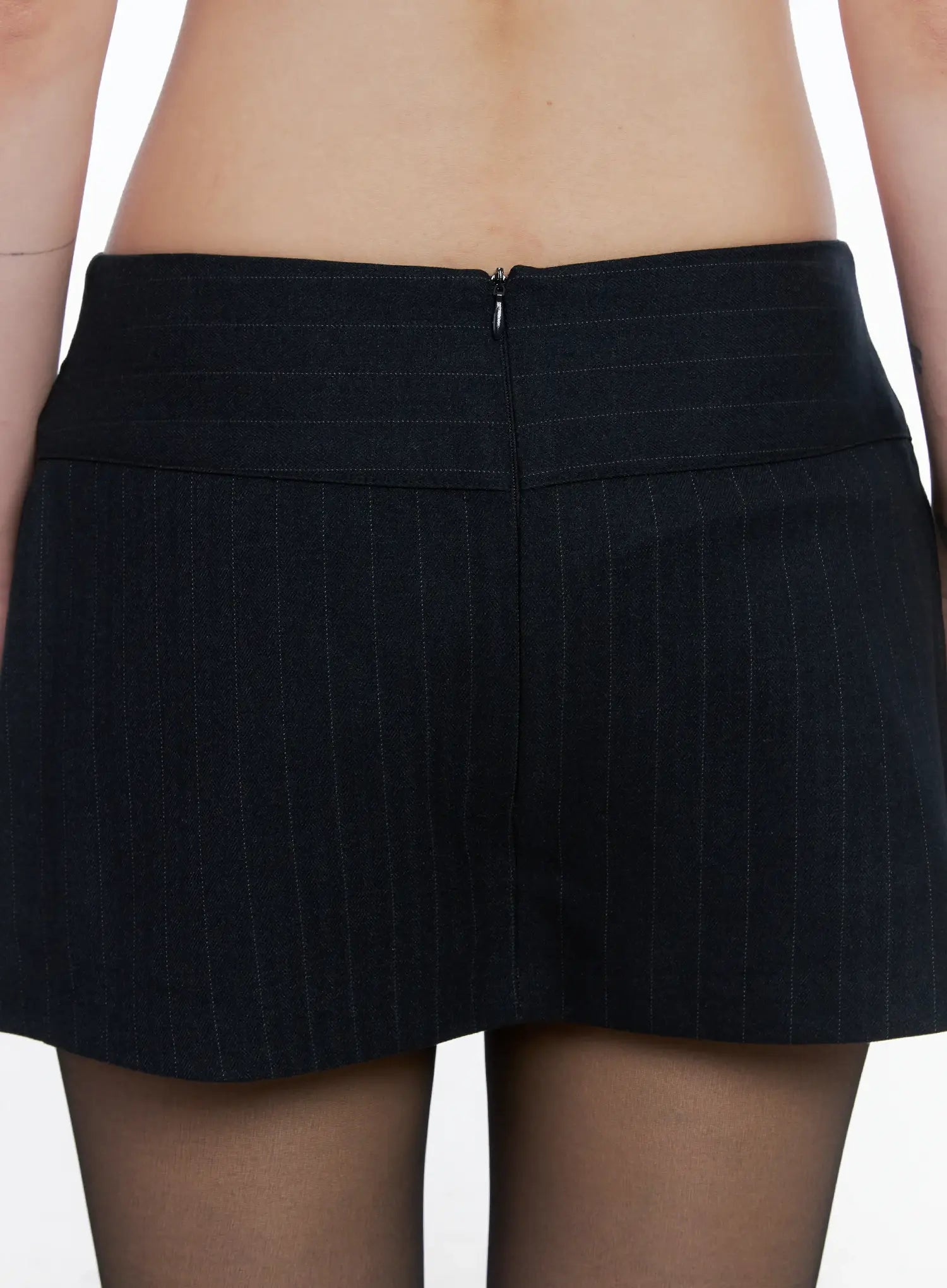 Low-Rise Striped Mini Skirt CS512