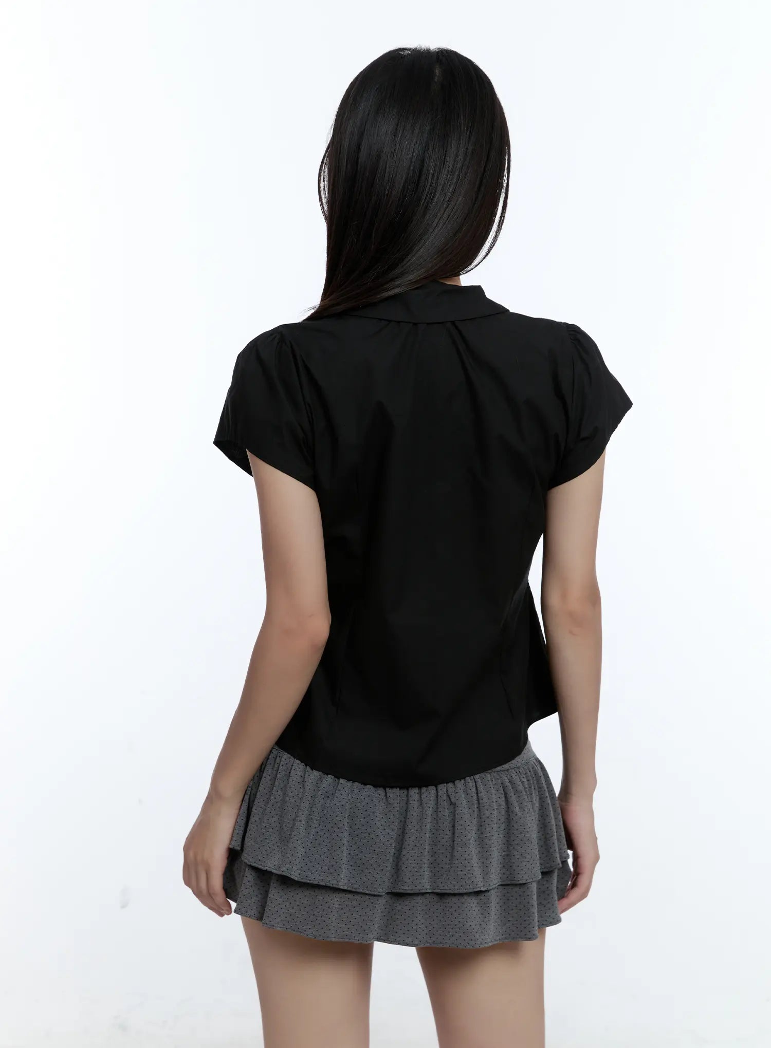 Collared Short-Sleeve Shirt CU527