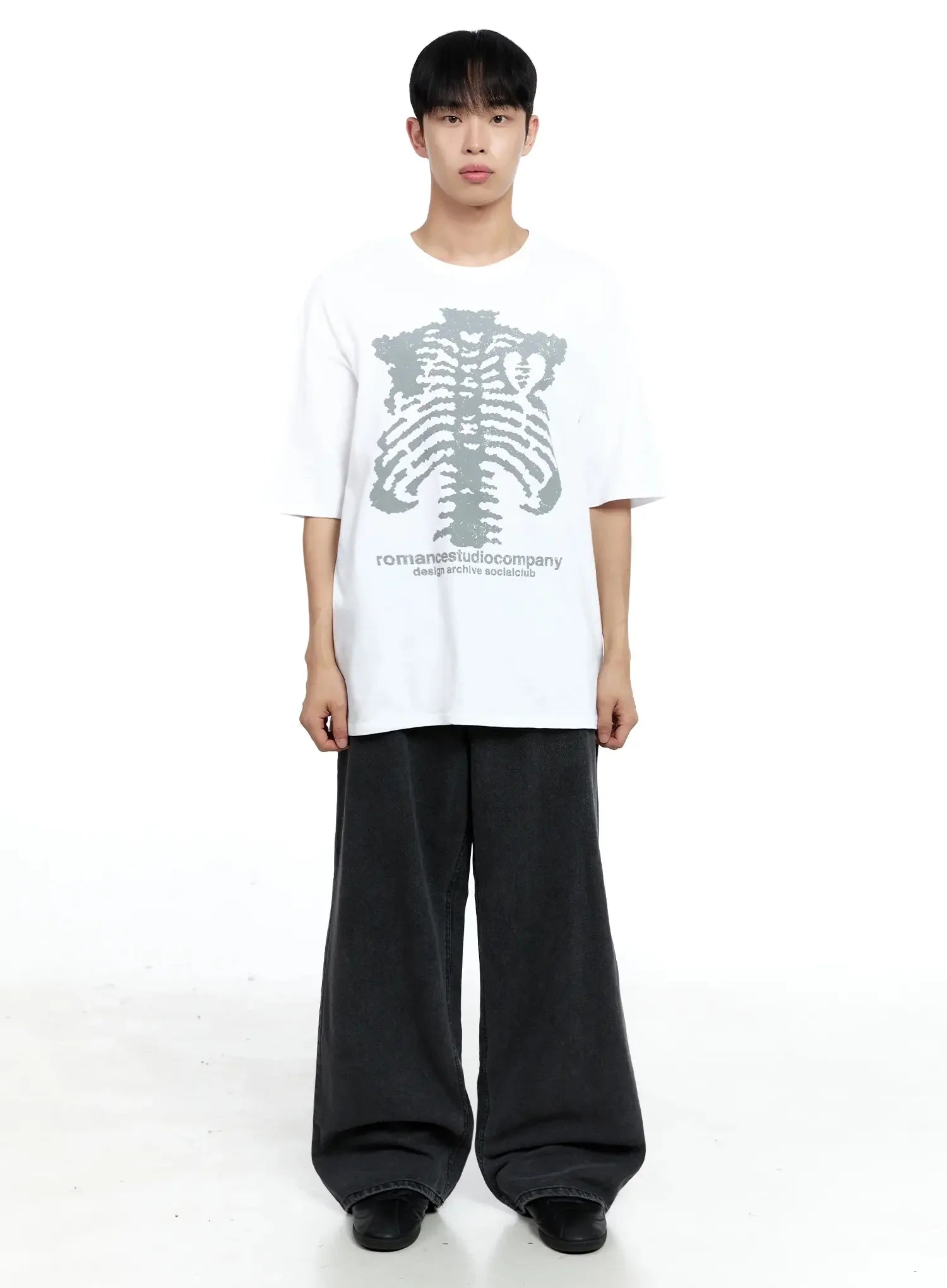 Men's Skeleton Graphic T-shirt IG520