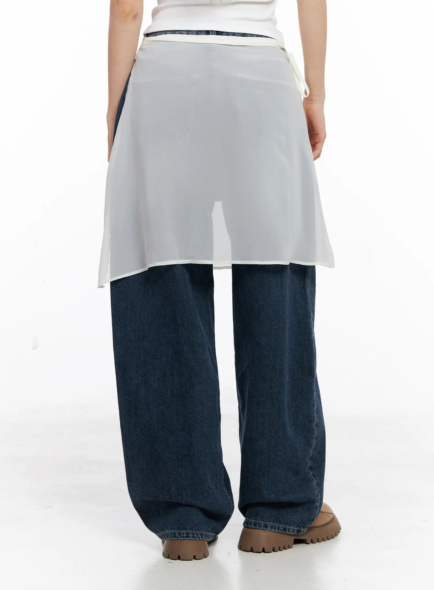 Basic Layered Midi Skirt CC1109