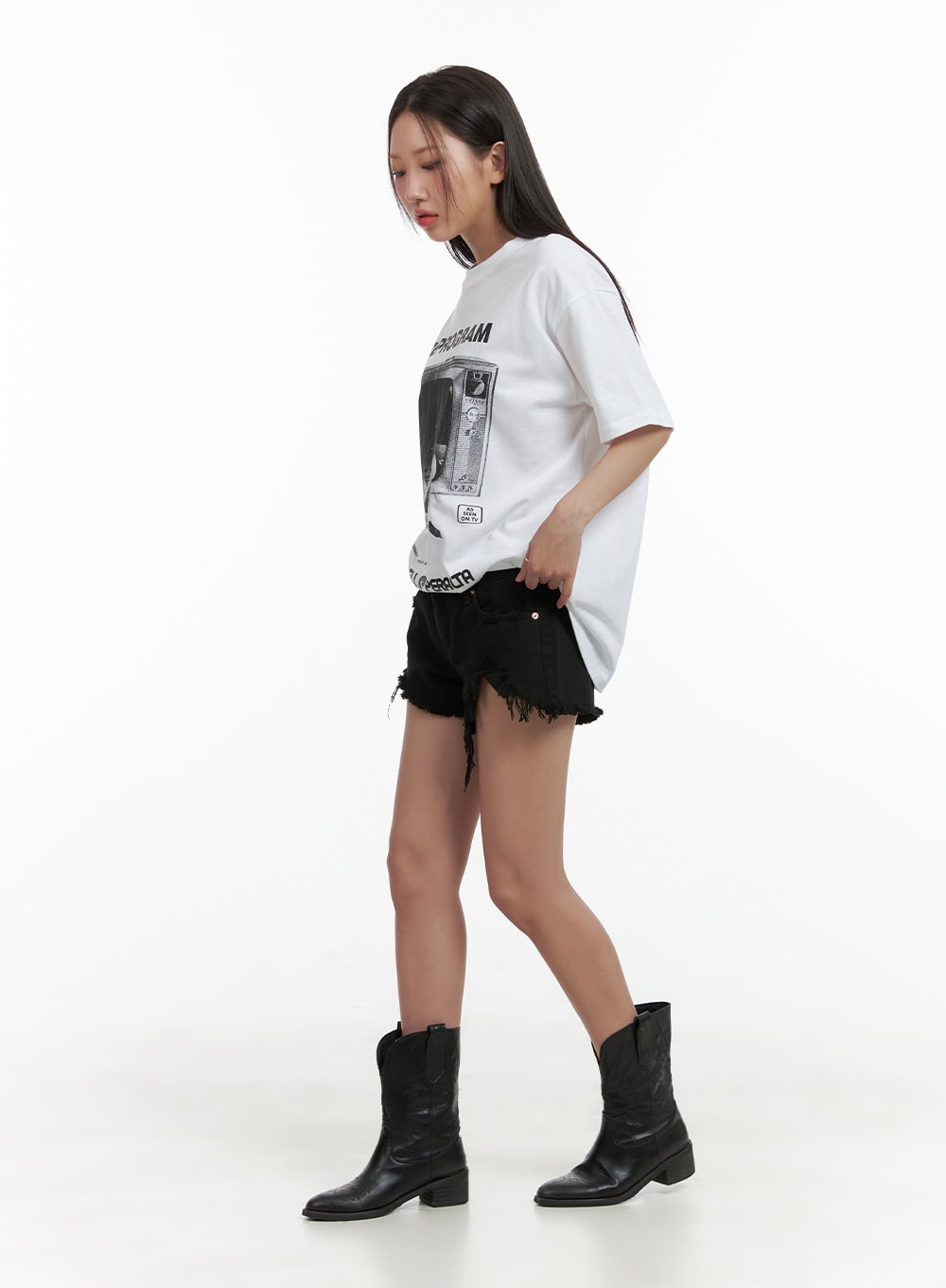 Reprogram Graphic Oversized T-Shirt (Unisex) CU405