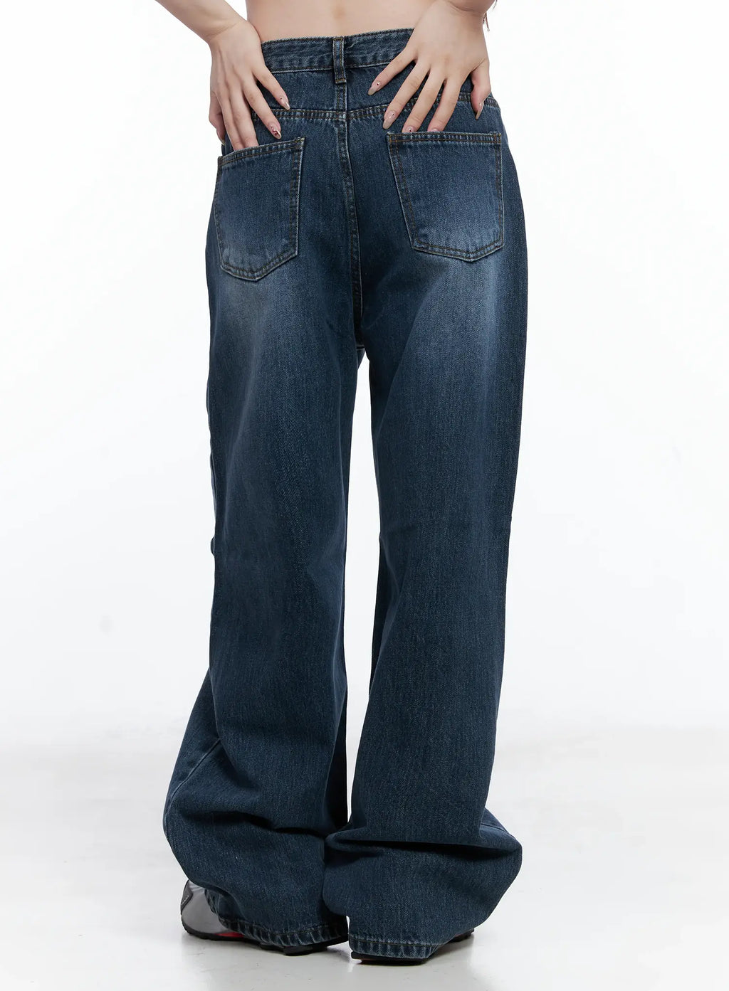 Beny Washed Wide‑Leg Jeans CC1908