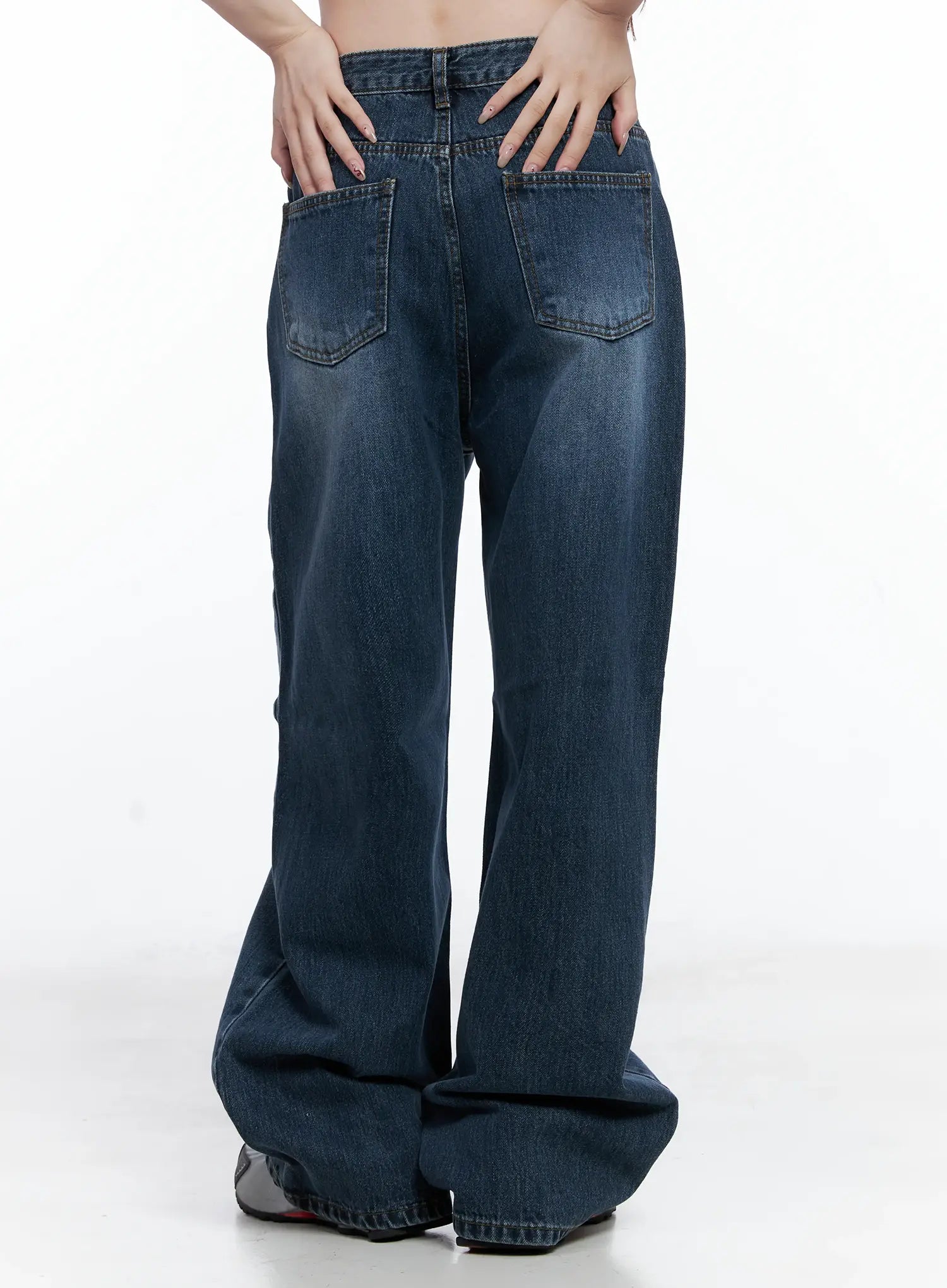 Beny Washed Wide‑Leg Jeans CC1908