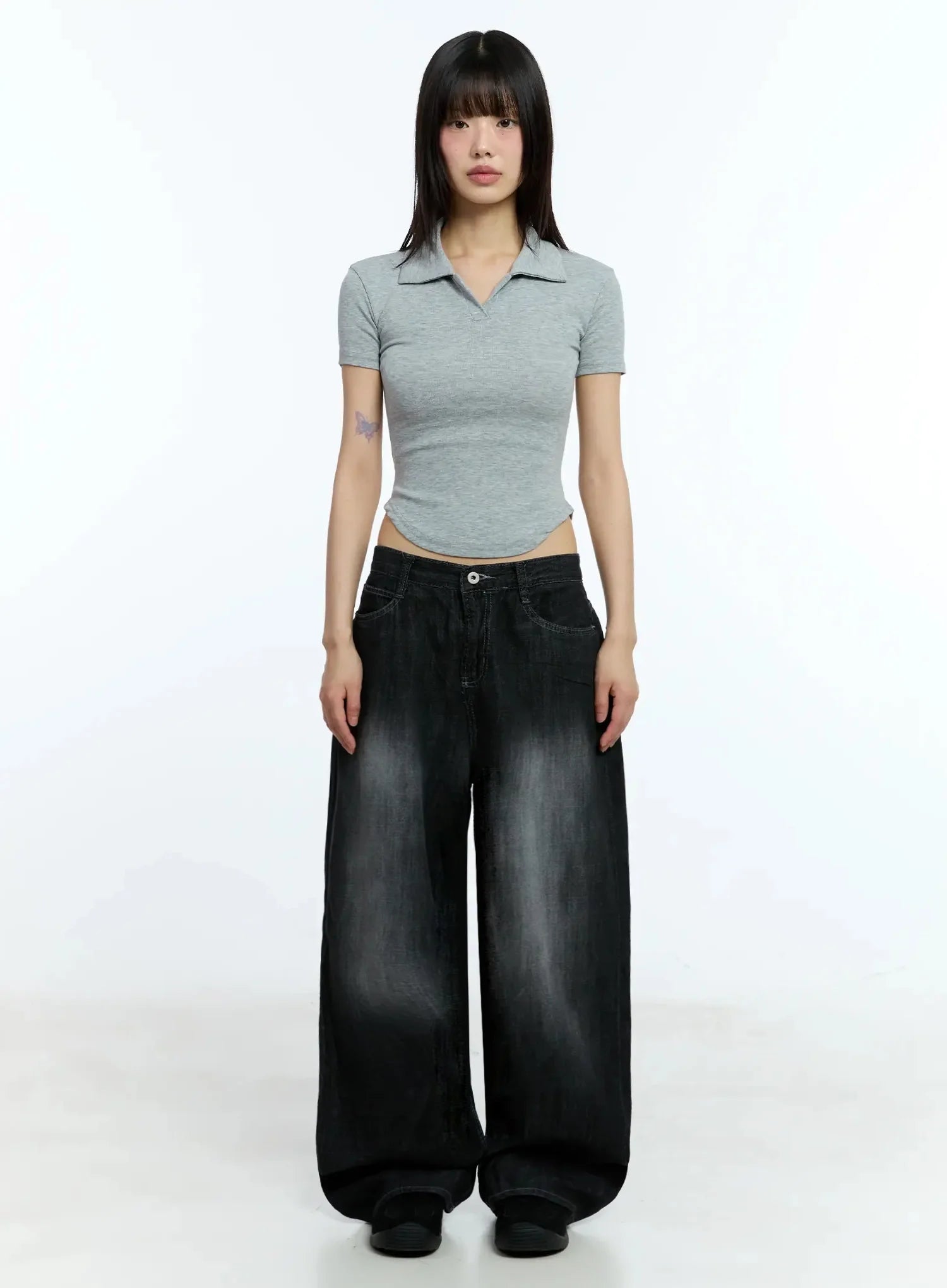 Collared Slim-Fit Tee IU524