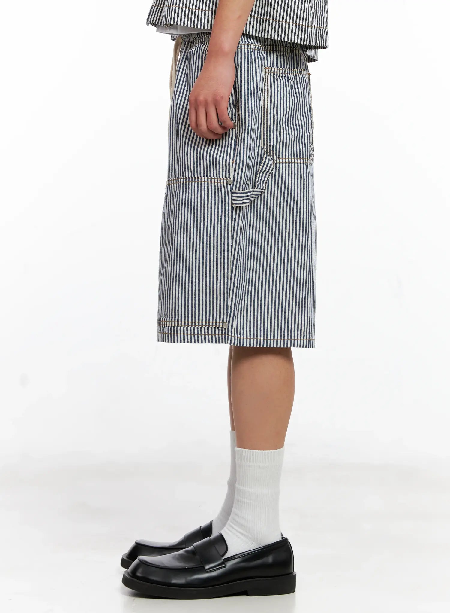Men's Striped Bermuda Shorts IG511